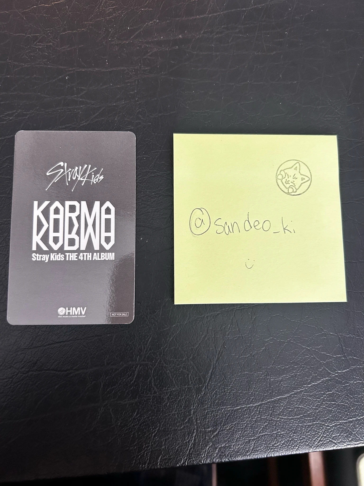 Stray Kids Felix Stray Kids - Felix - KARMA Album pre-order benefit (pob) hmv listing photo 2