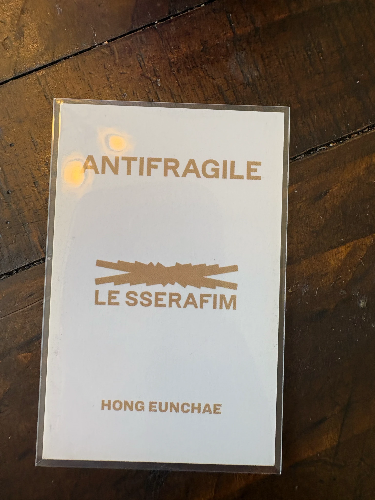 LE SSERAFIM Hong Eunchae LE SSERAFIM - Hong Eunchae - ANTIFRAGILE Album broadcast listing photo 2
