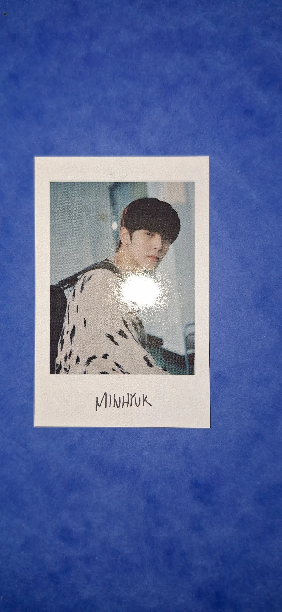MONSTA X Minhyuk MONSTA X - Minhyuk - Shape of Love Album album photocard album inclusion polaroid pob (pre-order benefit) listing photo 2