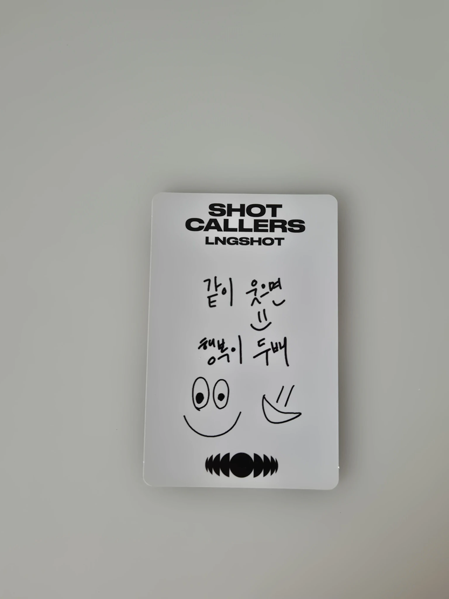 LNGSHOT Ohyul LNGSHOT - Ohyul - SHOT CALLERS Album album photocard standard version C version listing photo 2