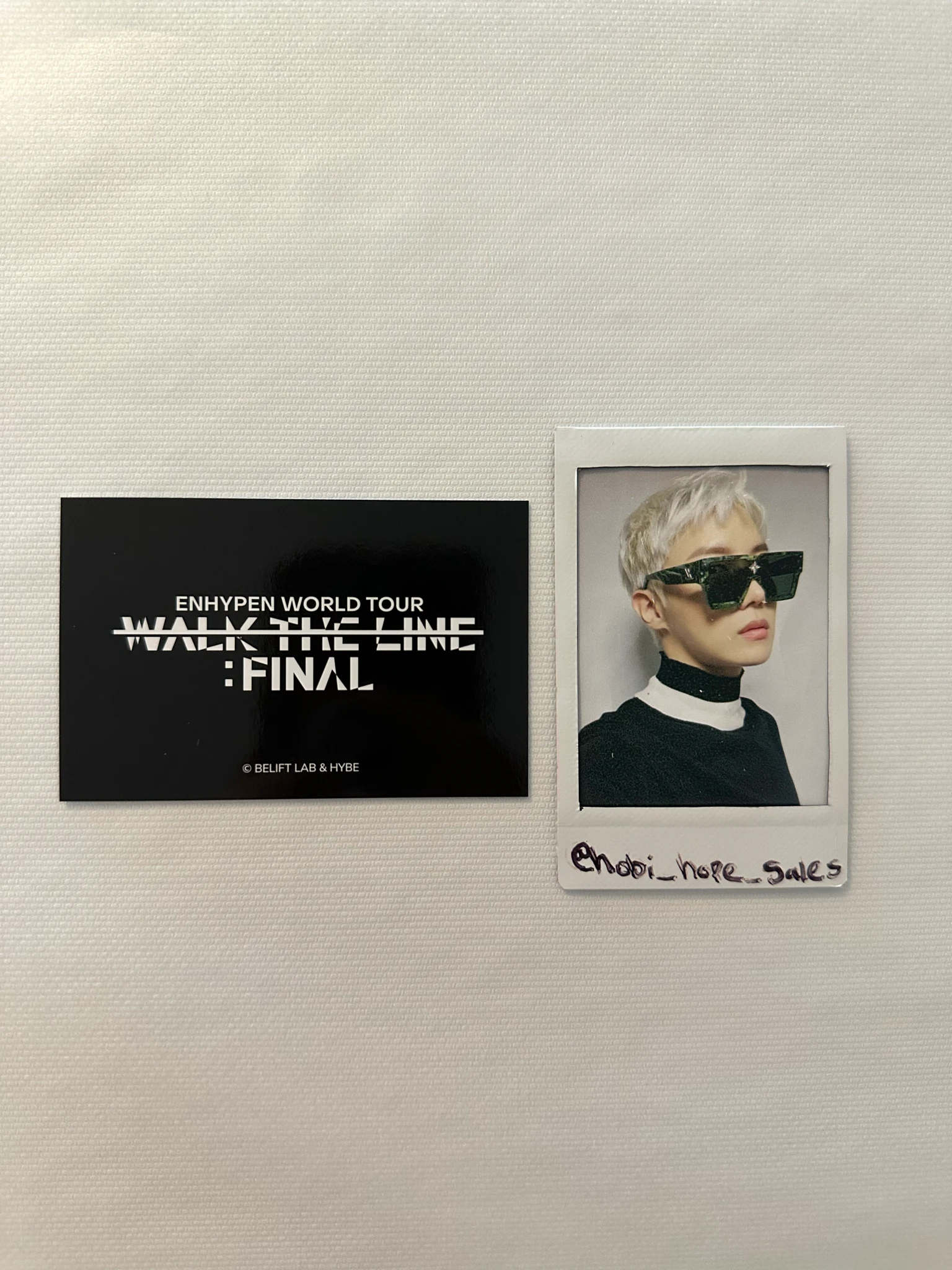 ENHYPEN ENHYPEN - Sunghoon & Heeseung & Jake - 'WALK THE LINE' World Tour Event merch photocard the final shoulder bag listing photo 2