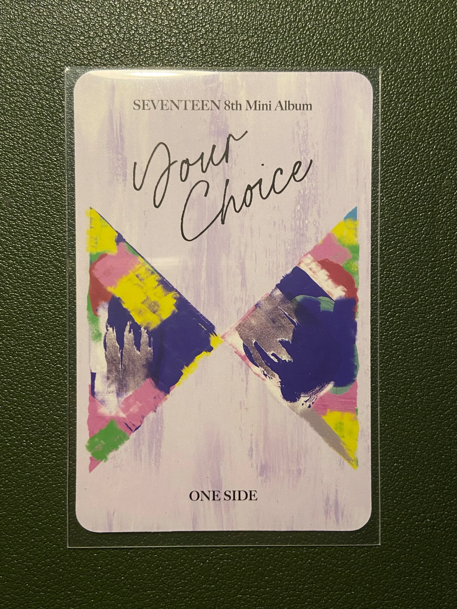 SEVENTEEN Jun SEVENTEEN - Jun - Your Choice Album album photocard korean album one side version listing photo 2