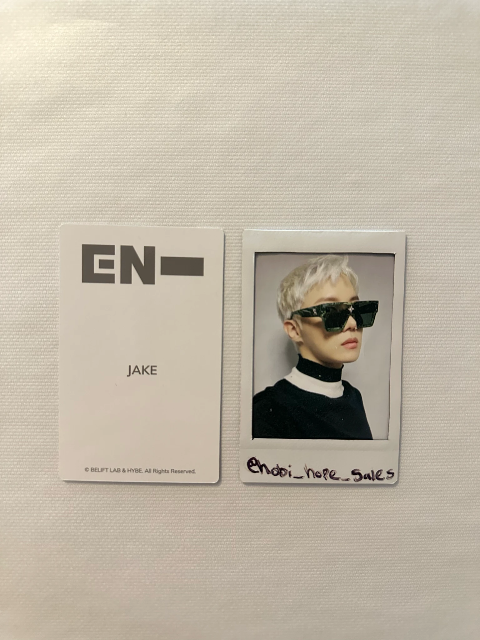 ENHYPEN Jake ENHYPEN - Jake - Official Light Stick Ver. 2 Other lightstick photocard set listing photo 2