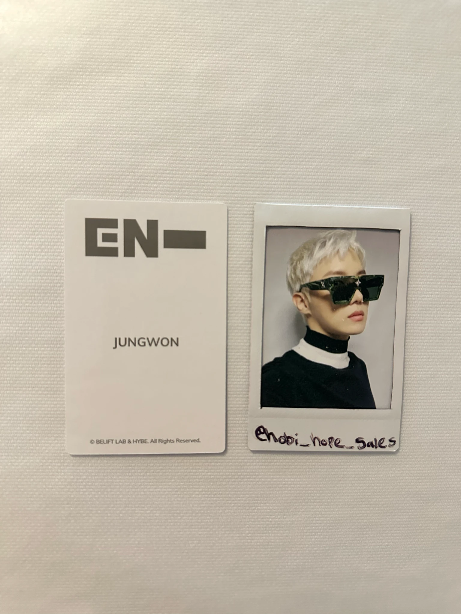 ENHYPEN Jungwon ENHYPEN - Jungwon - Official Light Stick Ver. 2 Other lightstick photocard set listing photo 2