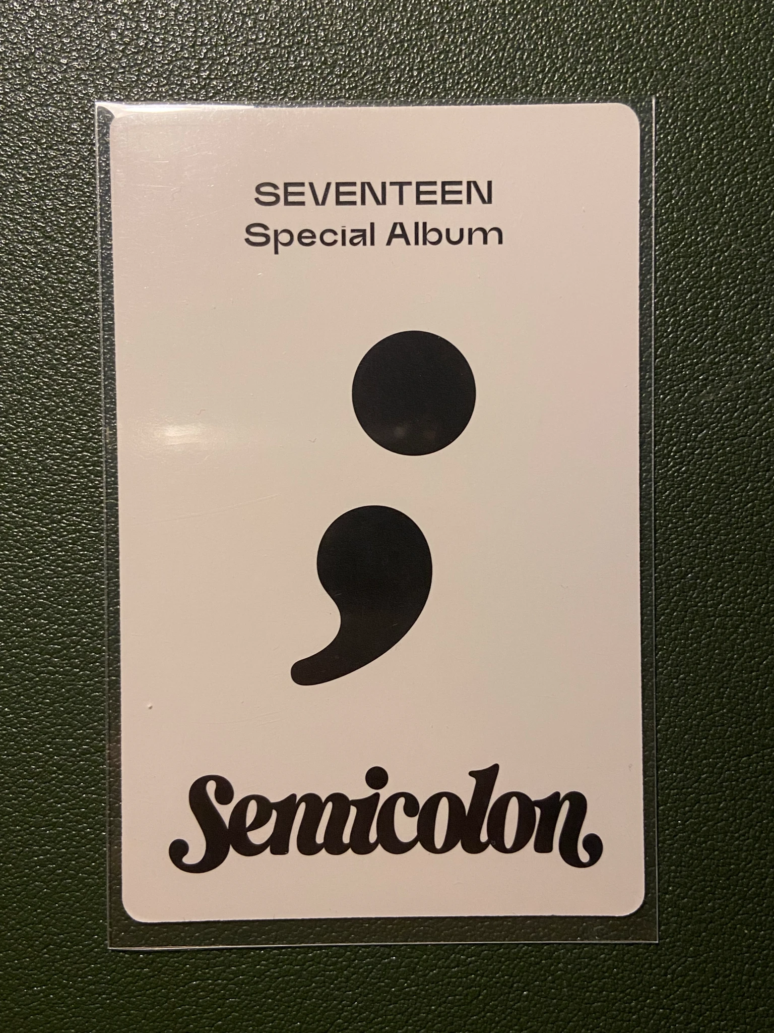 SEVENTEEN Jun SEVENTEEN - Jun - Semicolon Album album photocard listing photo 2