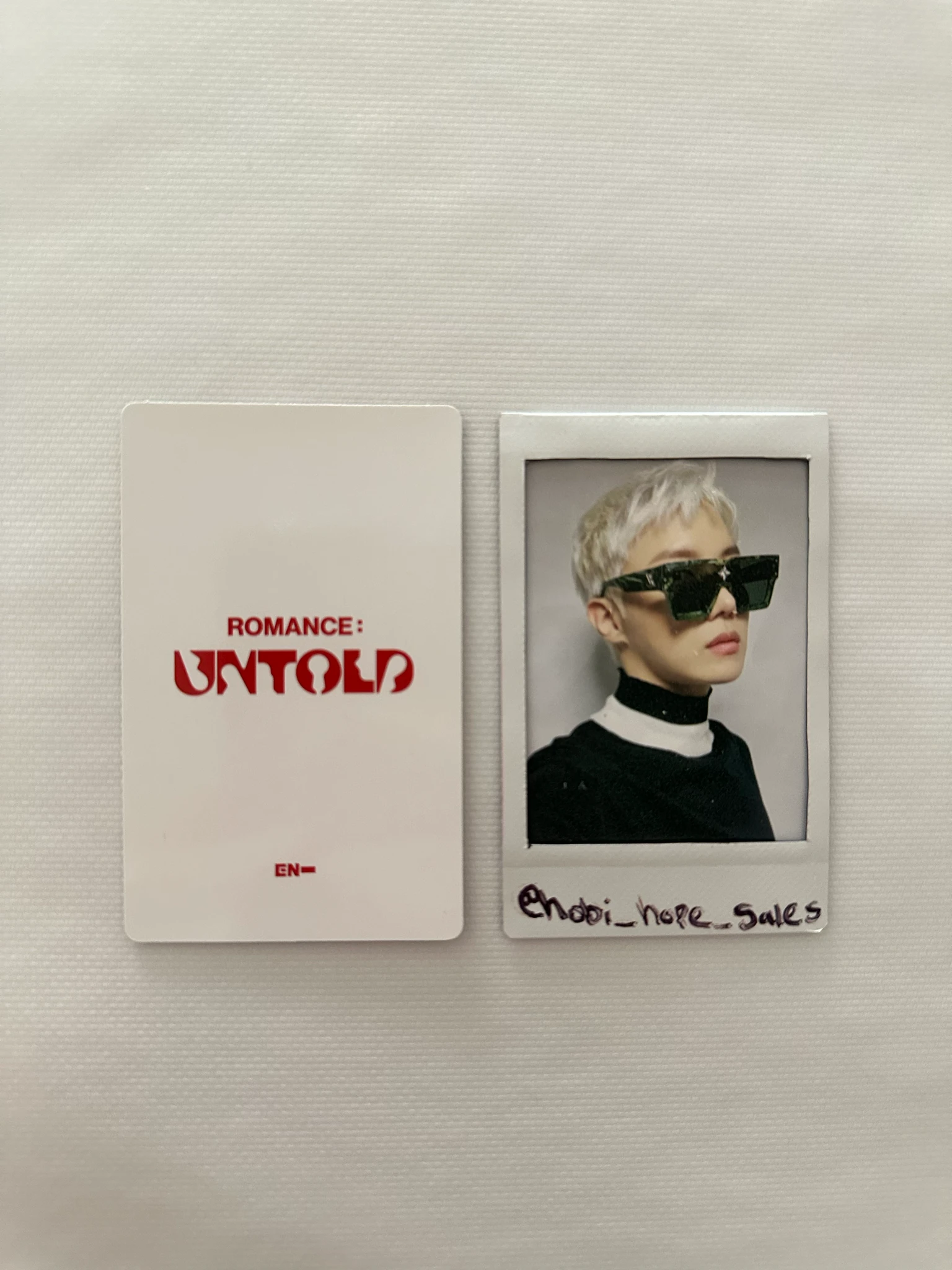 ENHYPEN Sunghoon ENHYPEN - Sunghoon - ROMANCE: UNTOLD Album korean album album photocard engene version A version listing photo 2