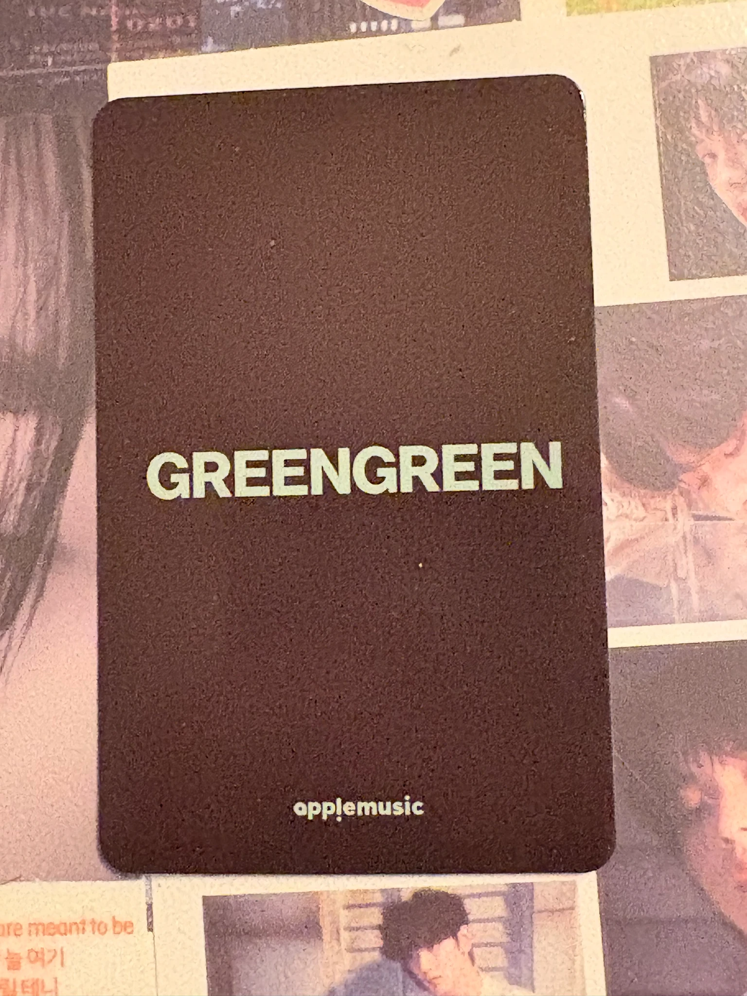 CORTIS James CORTIS - James - GREENGREEN Album album photocard street version listing photo 2