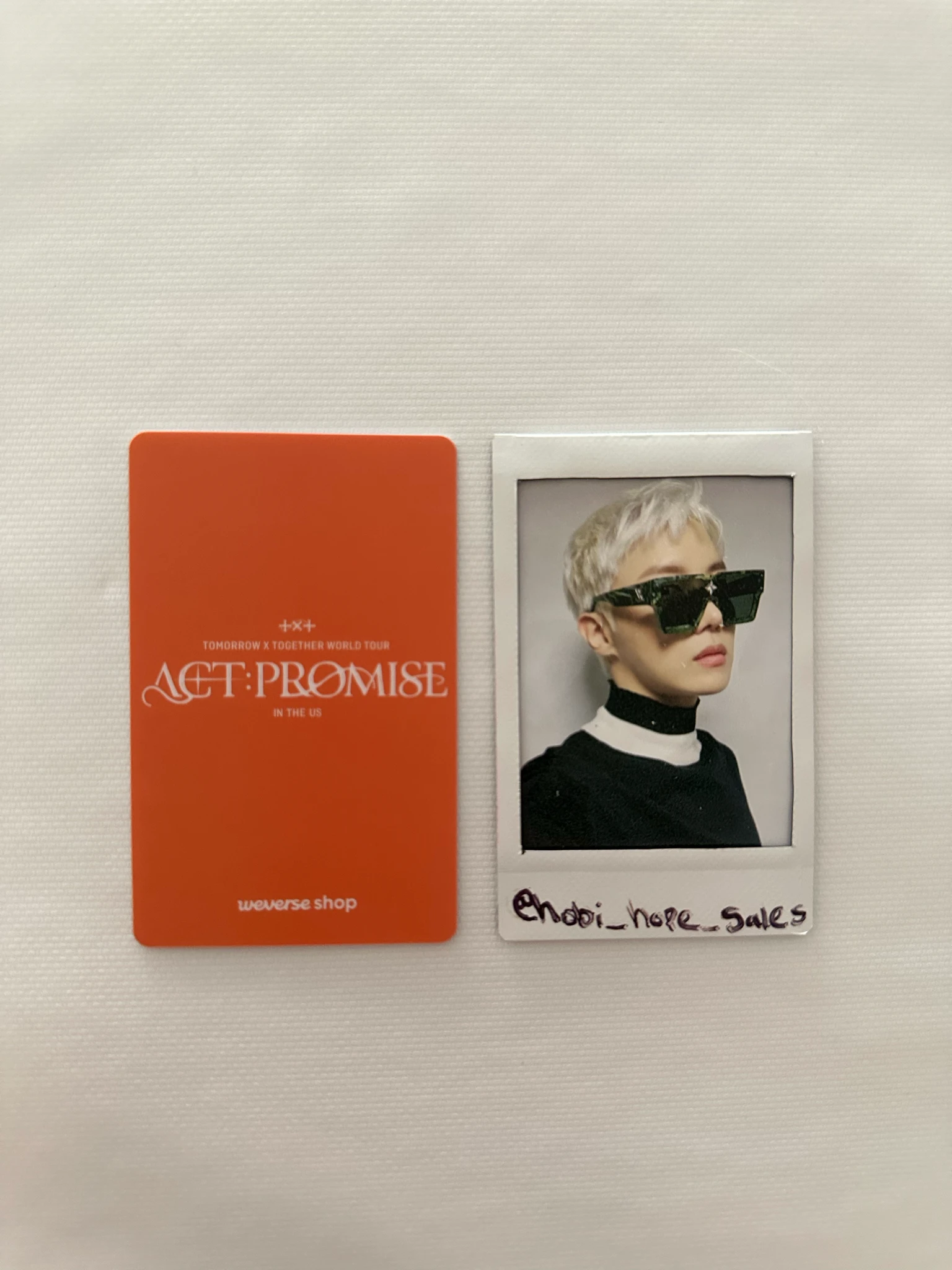 TOMORROW X TOGETHER Beomgyu TOMORROW X TOGETHER - Beomgyu - ACT:PROMISE Event lucky draw album pick-up pvc card listing photo 2
