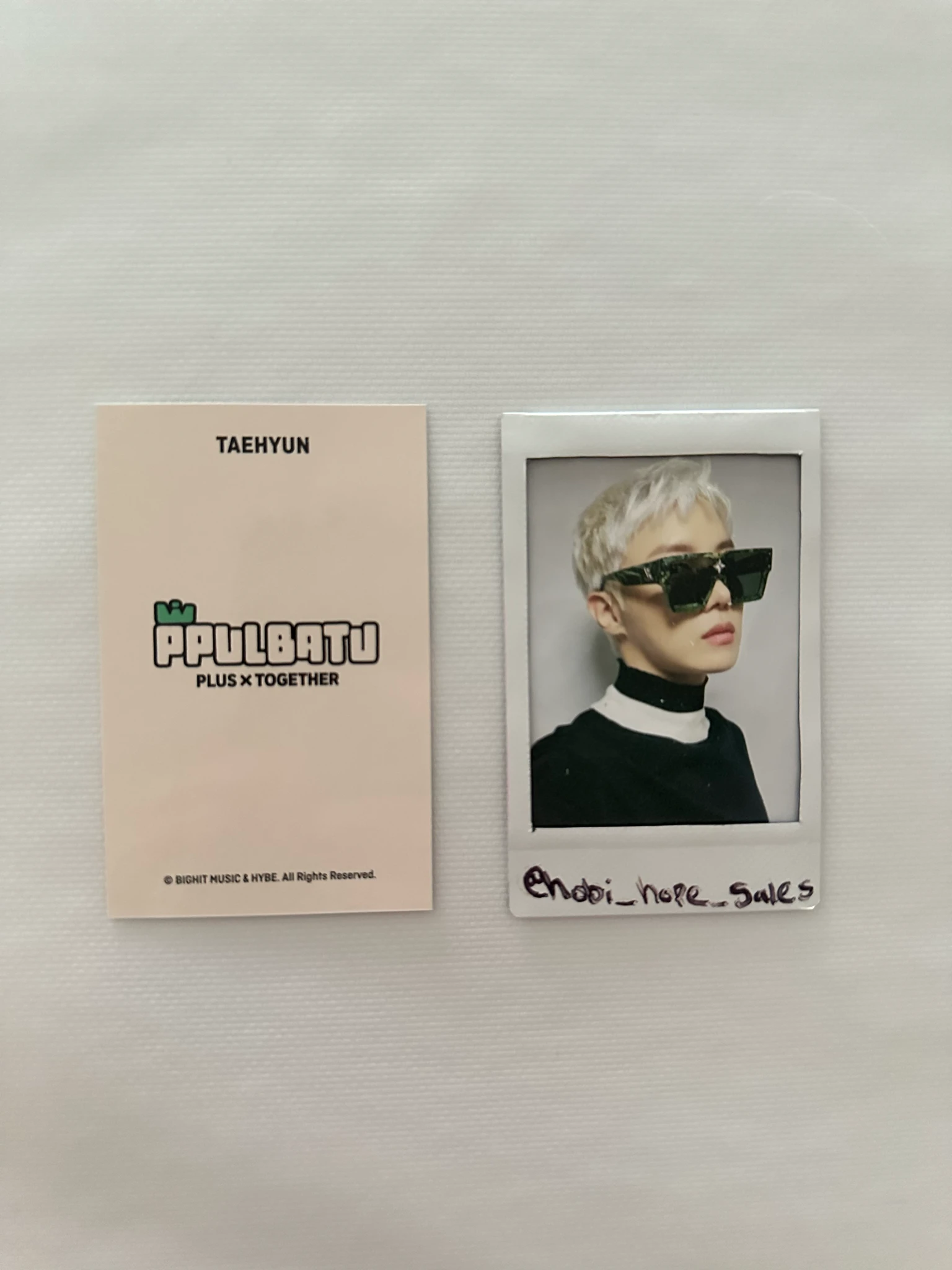 TOMORROW X TOGETHER Taehyun TXT - Taehyun - PPULBATU WARI WARI Event pop-up store pop-up exclusive listing photo 2