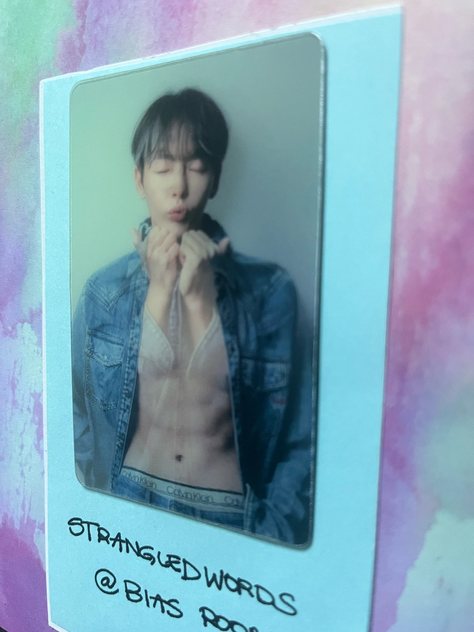 OnlyOneOf KB OnlyOneOf - KB - Things I Can’t Say LOve Album album photocard lenticular listing photo 2
