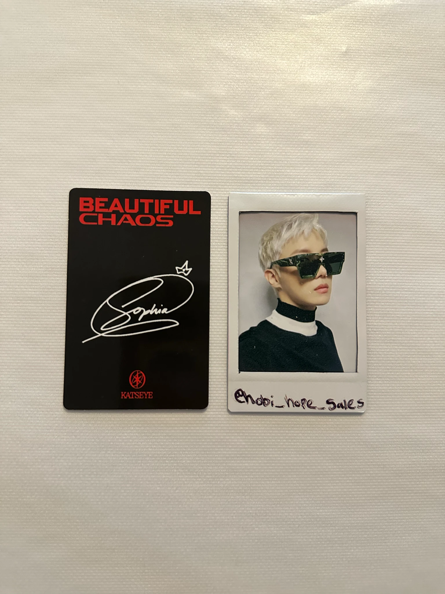 KATSEYE Sophia KATSEYE - Sophia - BEAUTIFUL CHAOS Album beautiful version album photocard listing photo 2
