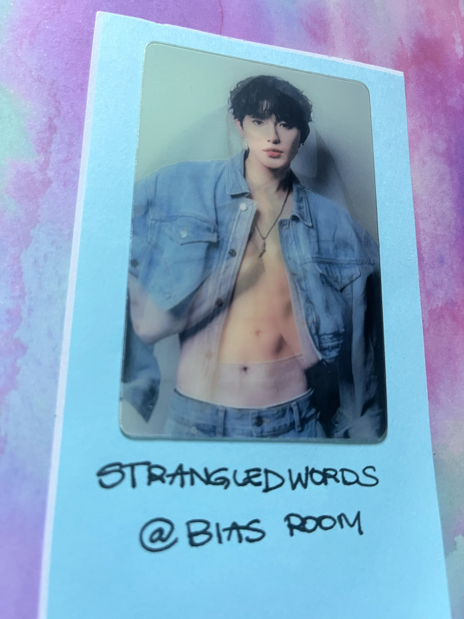OnlyOneOf Mill OnlyOneOf - Mill - Things I Can’t Say LOve Album album photocard lenticular listing photo 2