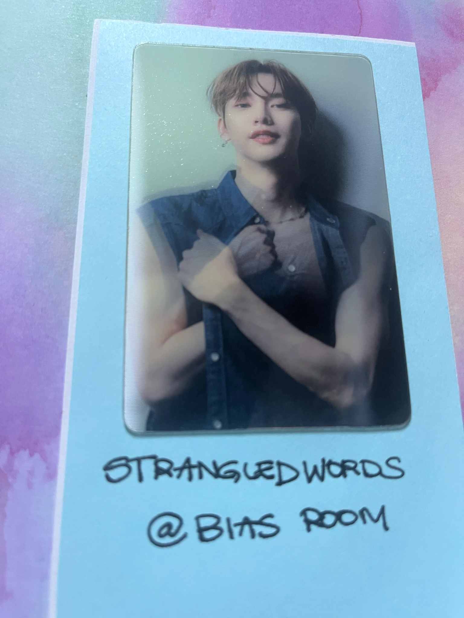 OnlyOneOf Nine OnlyOneOf - Nine - Things I Can’t Say LOve Album album photocard lenticular listing photo 2