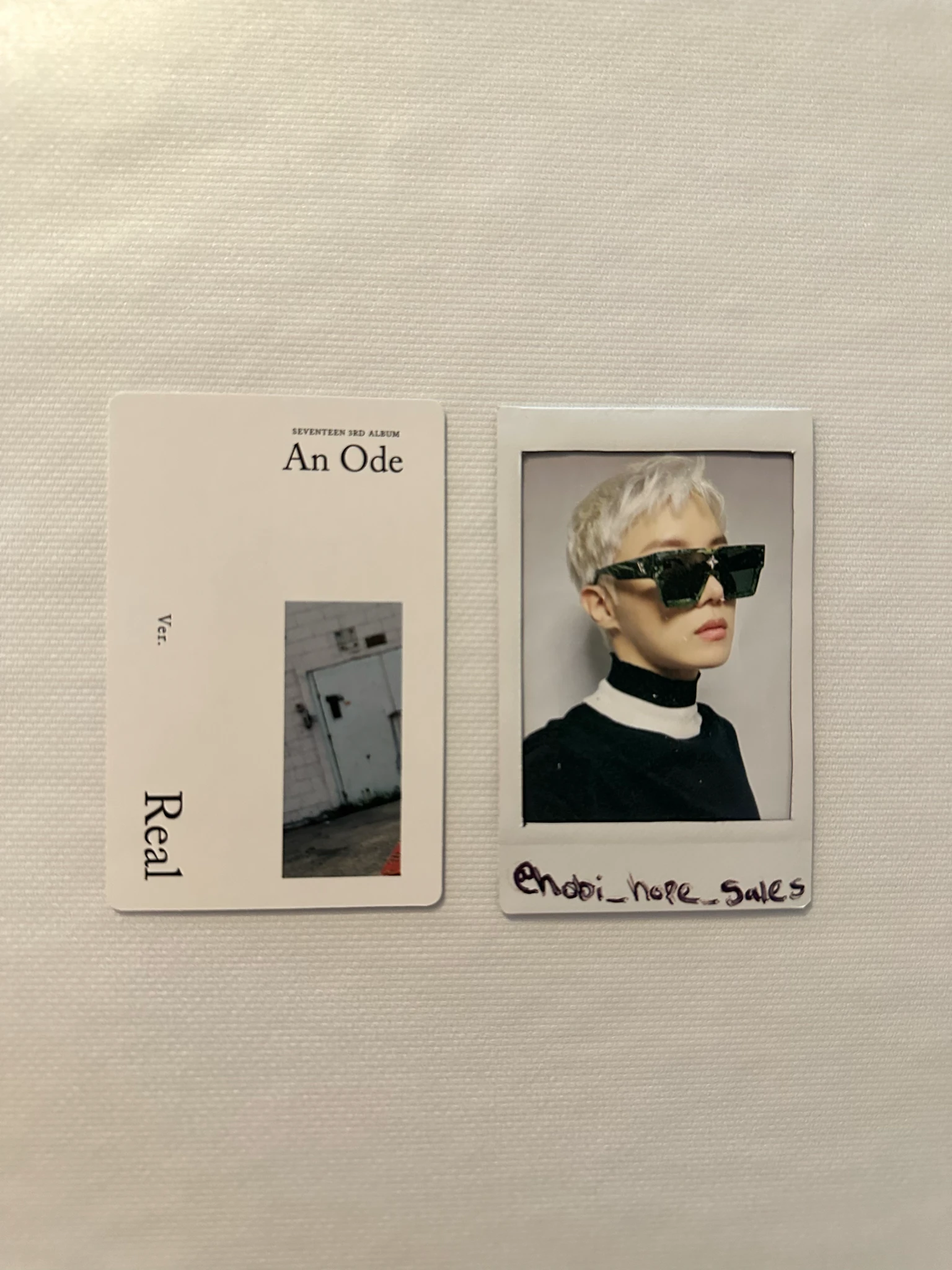SEVENTEEN Jeonghan SEVENTEEN - Jeonghan - An Ode Album album photocard album inclusion listing photo 2