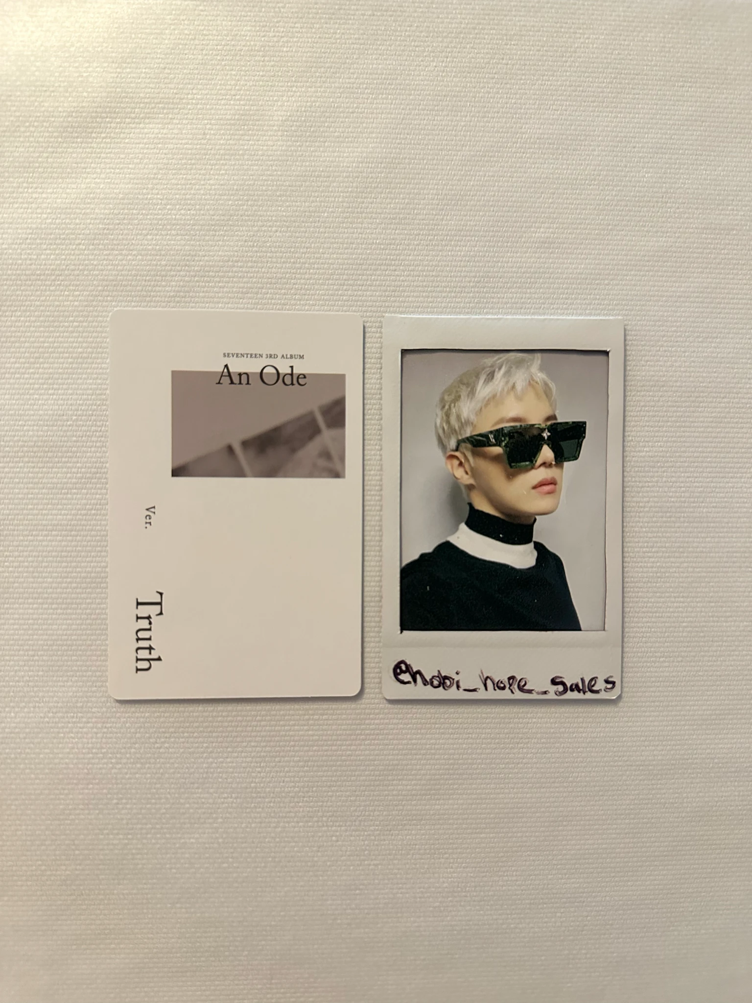 SEVENTEEN Jeonghan SEVENTEEN - Jeonghan - An Ode Album truth ver. listing photo 2