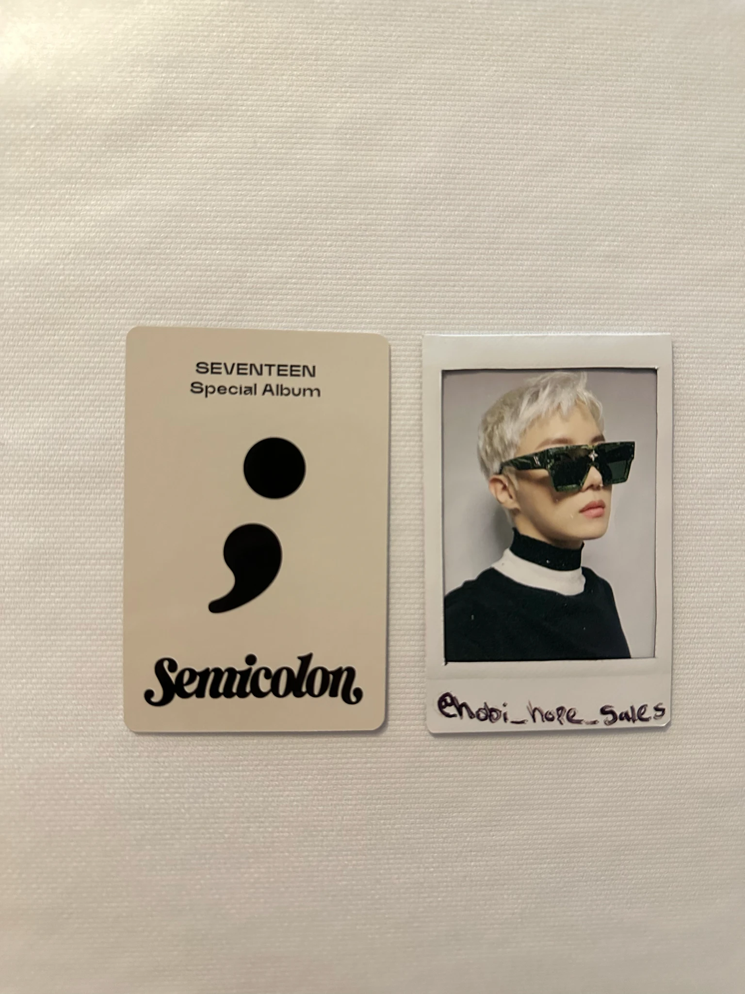 SEVENTEEN Jeonghan SEVENTEEN - Jeonghan - Semicolon Album album photocard listing photo 2