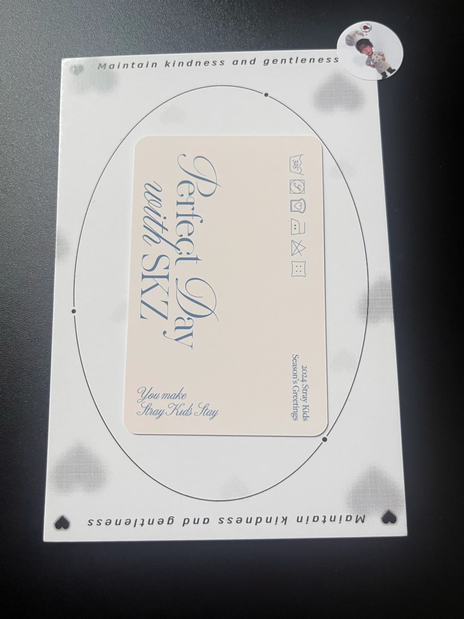 Stray Kids Seungmin Stray Kids - Seungmin - 2024 Season's Greetings - Perfect Day with SKZ Other photocard set selfie version listing photo 2