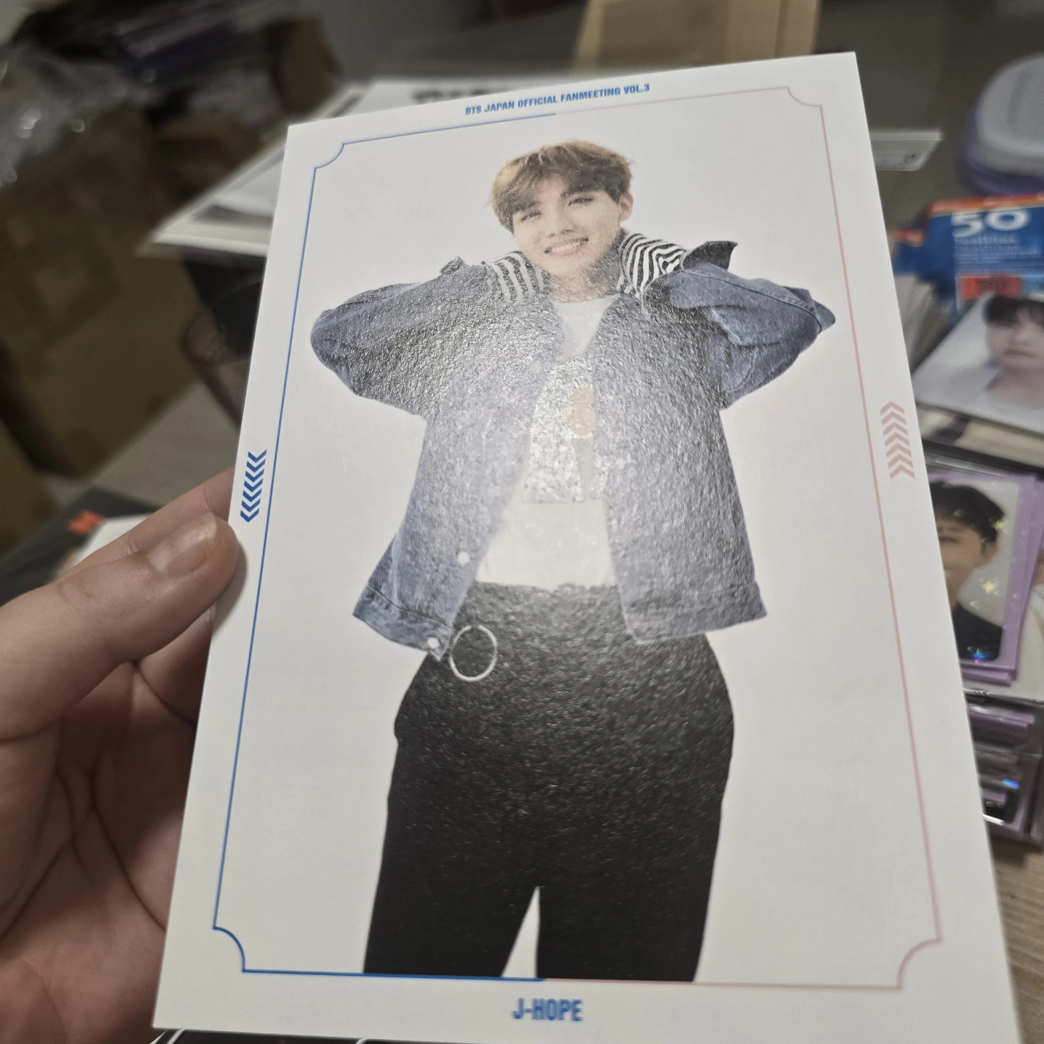 BTS j-hope BTS - j-hope - Japan Official Fanmeeting Vol.3 - Reaching You (Kimi Ni Todoku) Event postcard listing photo 2