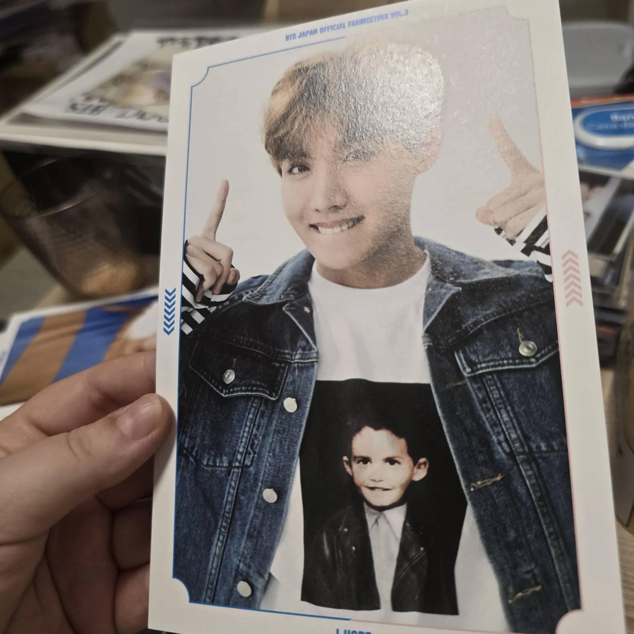BTS j-hope BTS - j-hope - Japan Official Fanmeeting Vol.3 - Reaching You (Kimi Ni Todoku) Event postcard listing photo 2