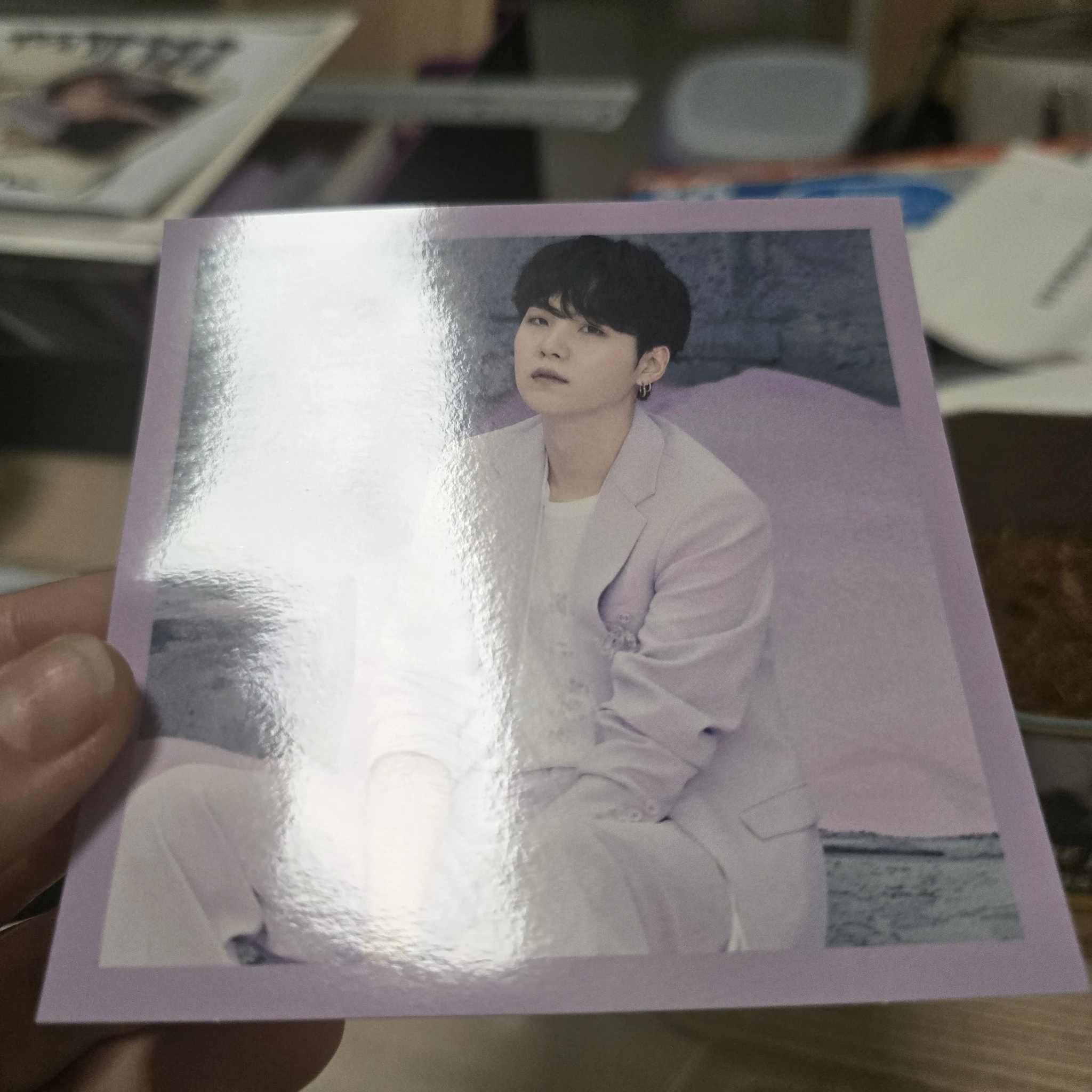 BTS SUGA BTS - SUGA - BTS, the Best Album tsutaya sticker pob (pre-order benefit) sticker set listing photo 2