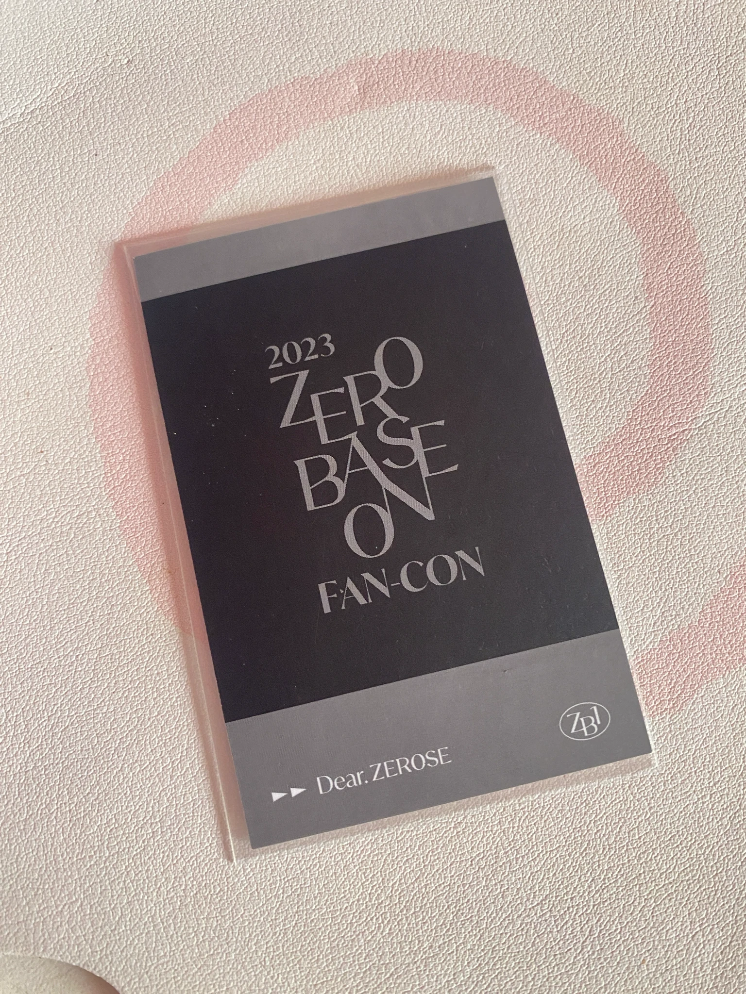 ZEROBASEONE Ricky ZEROBASEONE - Ricky - 2023 FAN-CON Event trading card E version polaroid listing photo 2
