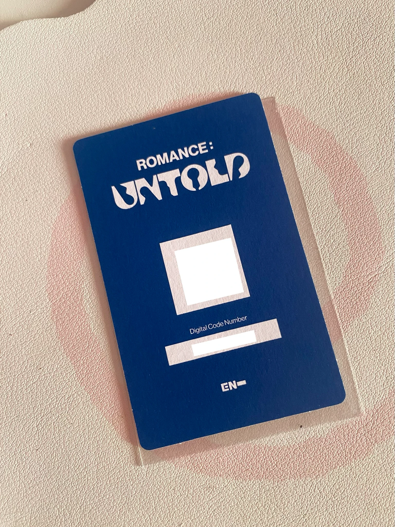 ENHYPEN ENHYPEN - ROMANCE: UNTOLD Album weverse album version qr card album photocard korean album inceptio version concessio version arcanum version listing photo 2