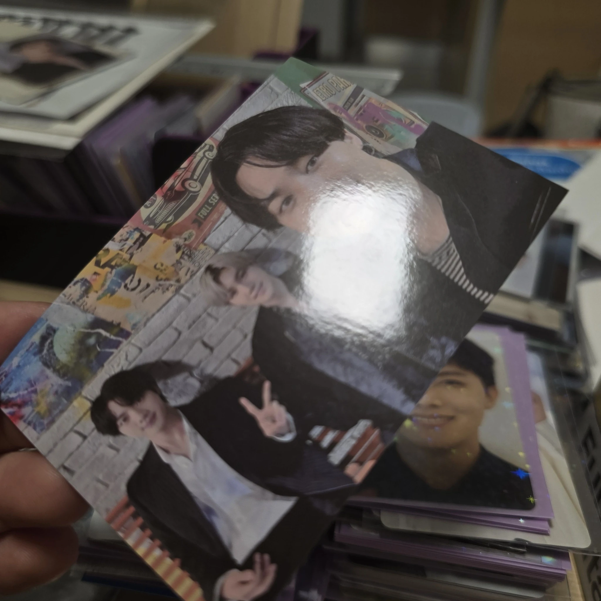 BTS BTS - SUGA & Jin & Jimin - Permission To Dance On Stage Tour Event merch photocard backpack listing photo 2