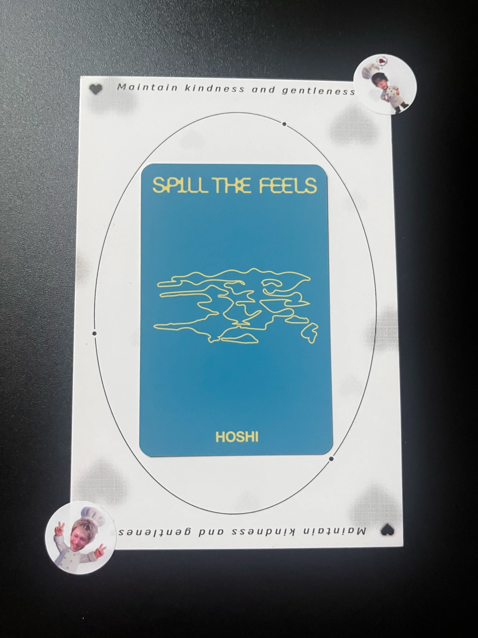 SEVENTEEN Hoshi SEVENTEEN - Hoshi - Spill the Feels Album pob (pre-order benefit) ktown4u postcard carat version listing photo 2