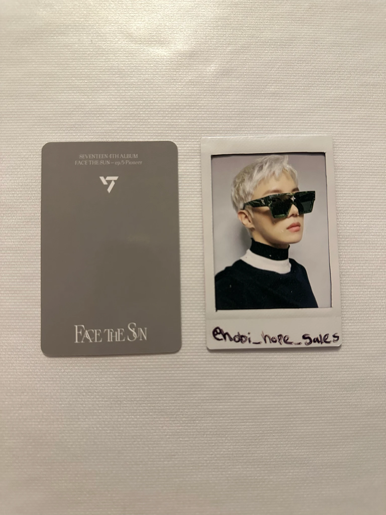 SEVENTEEN Jeonghan SEVENTEEN - Jeonghan - Face the Sun Album pioneer version album photocard listing photo 2