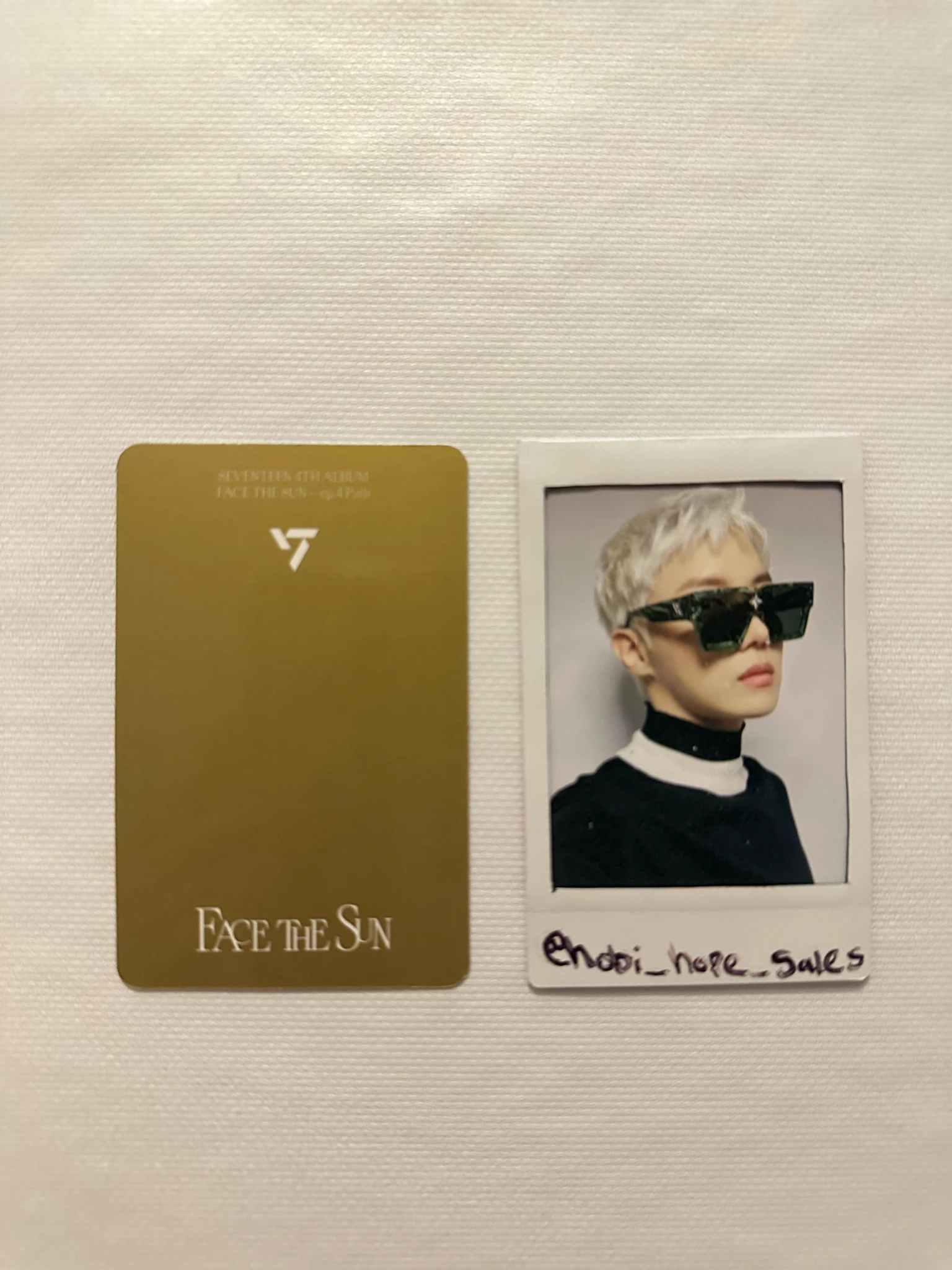 SEVENTEEN Jeonghan SEVENTEEN - Jeonghan - Face the Sun Album path version album photocard listing photo 2