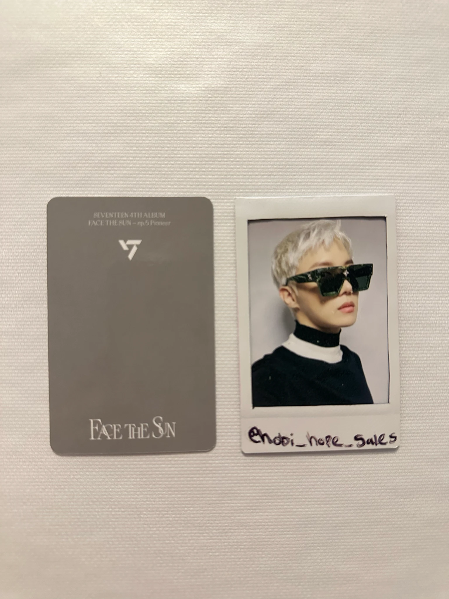 SEVENTEEN Jeonghan SEVENTEEN - Jeonghan - Face the Sun Album album photocard listing photo 2