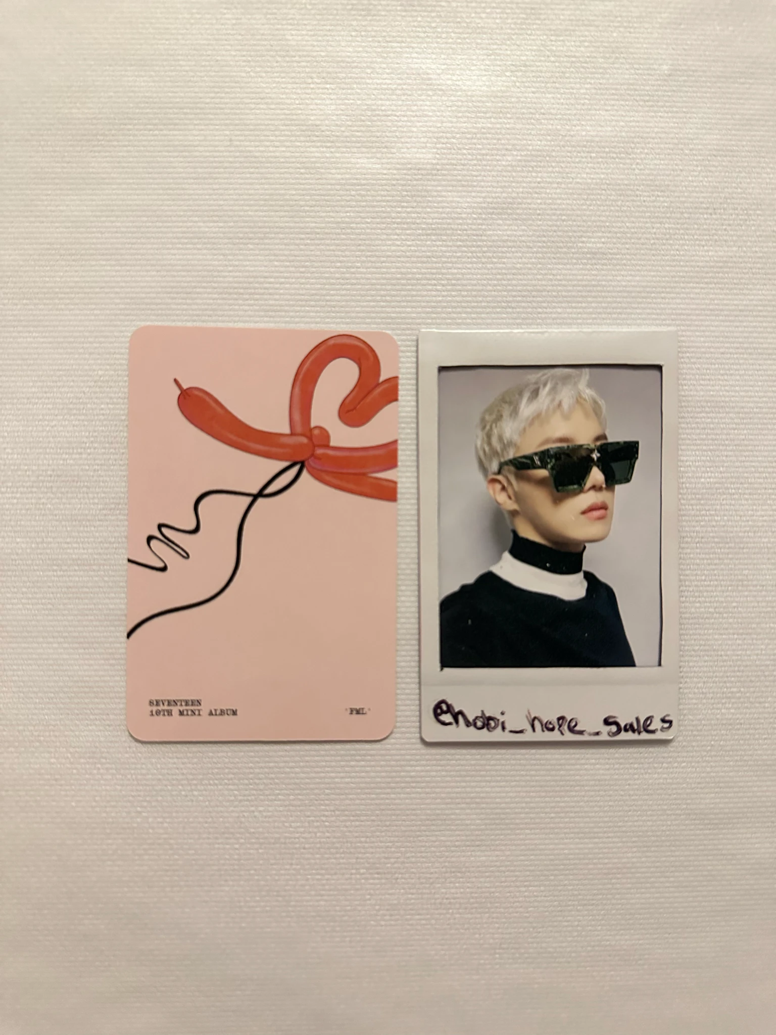 SEVENTEEN Jeonghan SEVENTEEN - Jeonghan - FML Album album photocard carat version listing photo 2