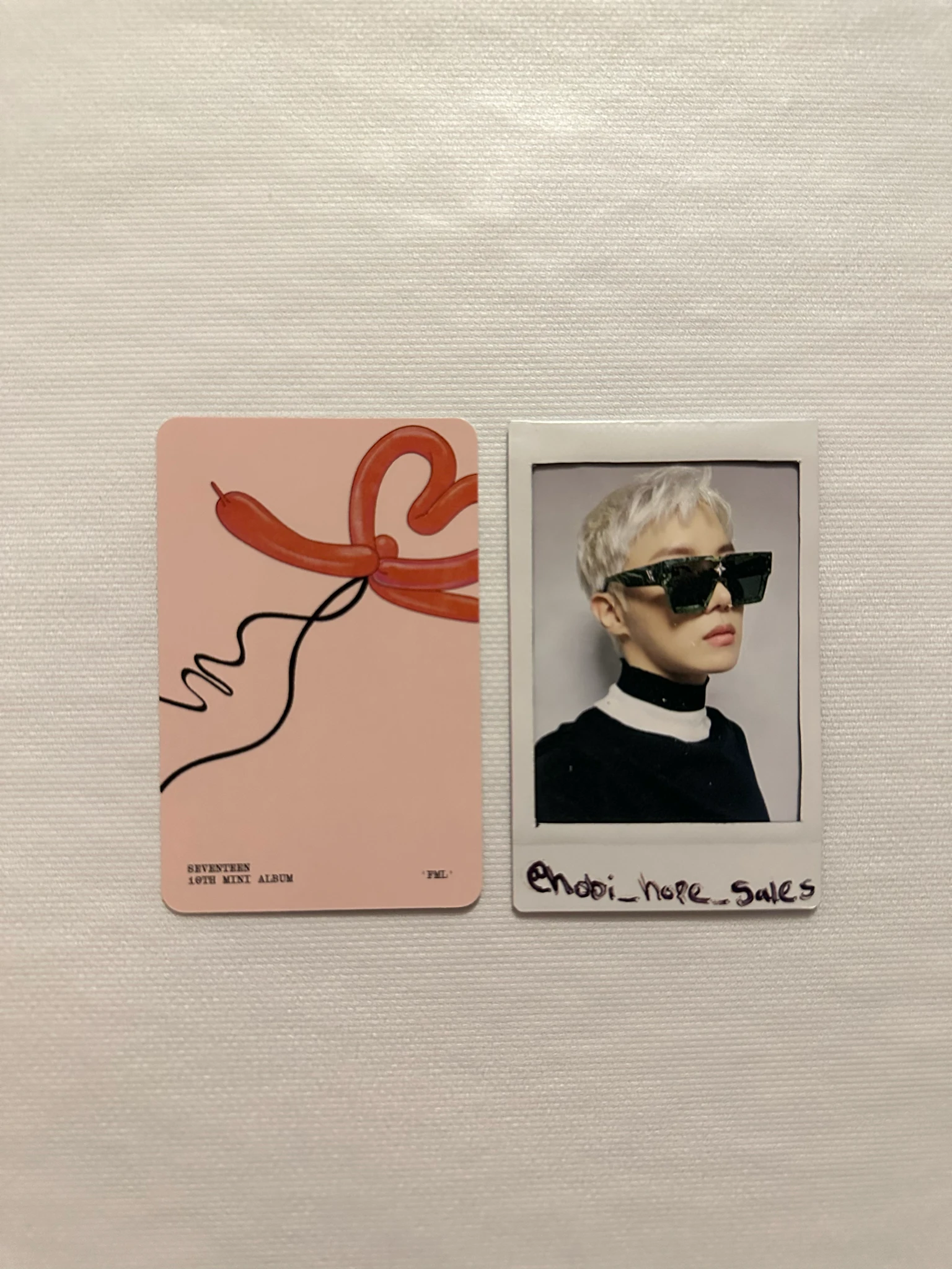 SEVENTEEN Jeonghan SEVENTEEN - Jeonghan - FML Album album photocard carat version listing photo 2