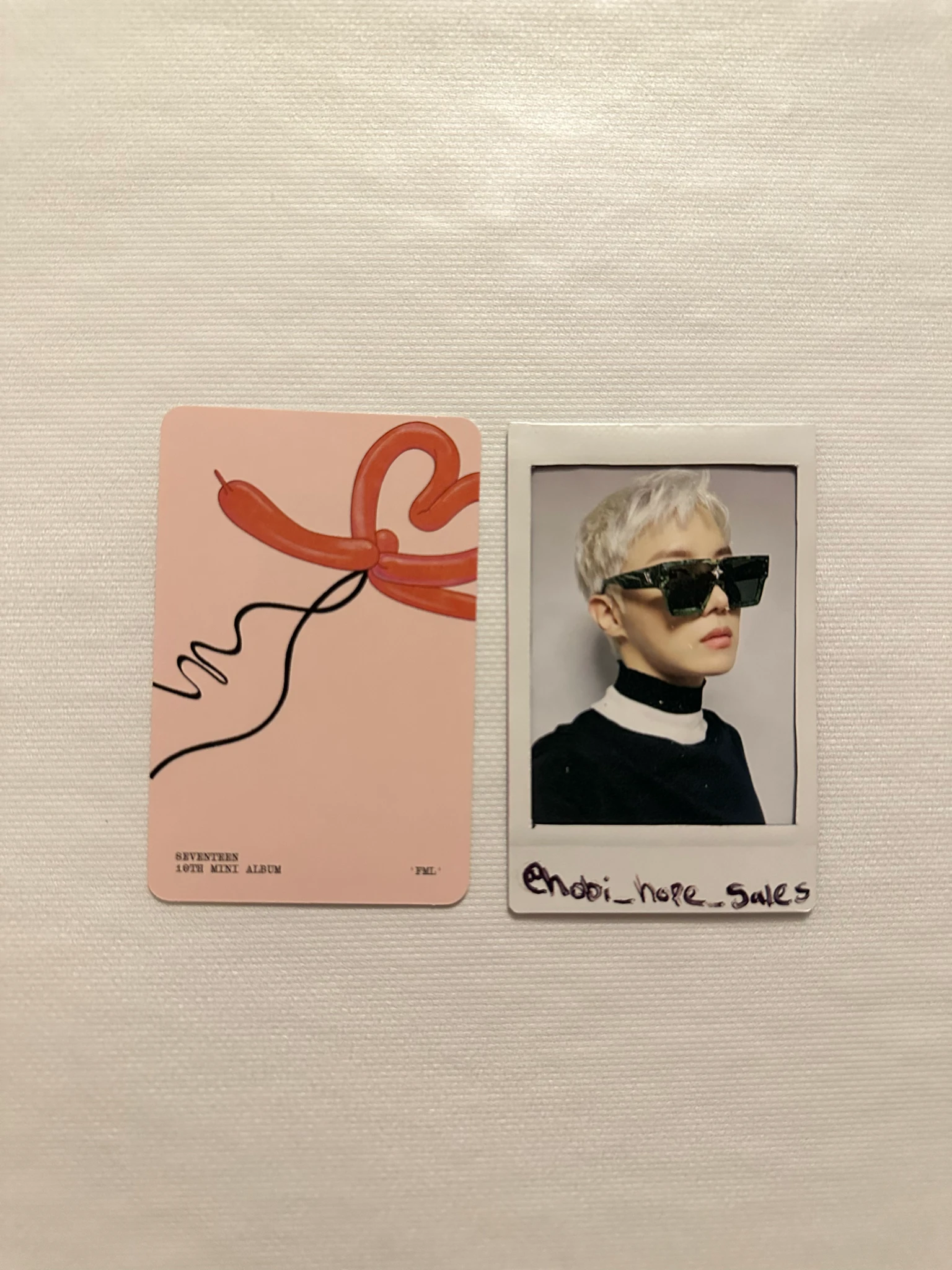 SEVENTEEN Jeonghan SEVENTEEN - Jeonghan - FML Album album photocard carat ver. listing photo 2