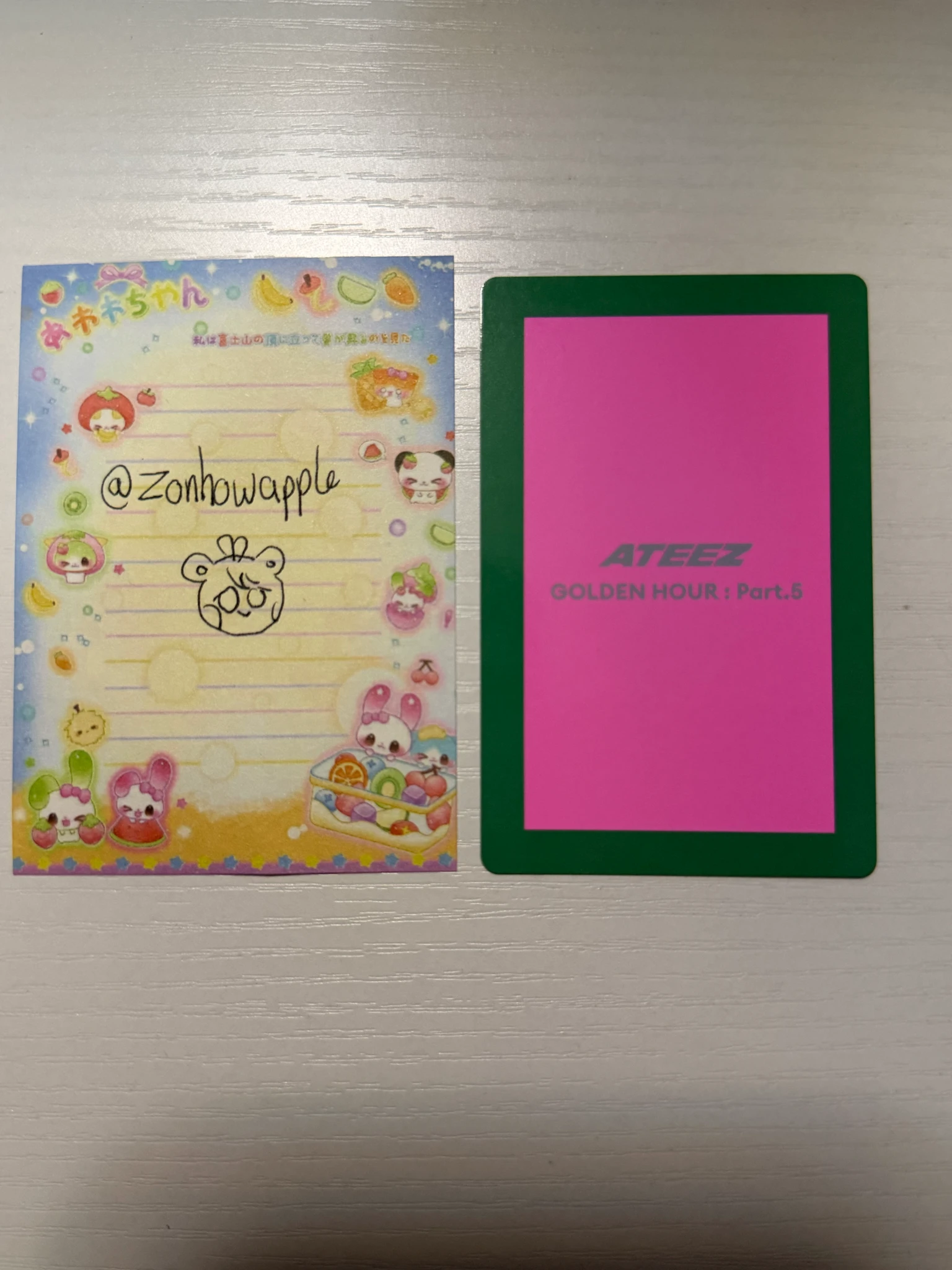 ATEEZ Mingi ATEEZ - Mingi - GOLDEN HOUR : Part.5 Album album photocard Z version listing photo 2