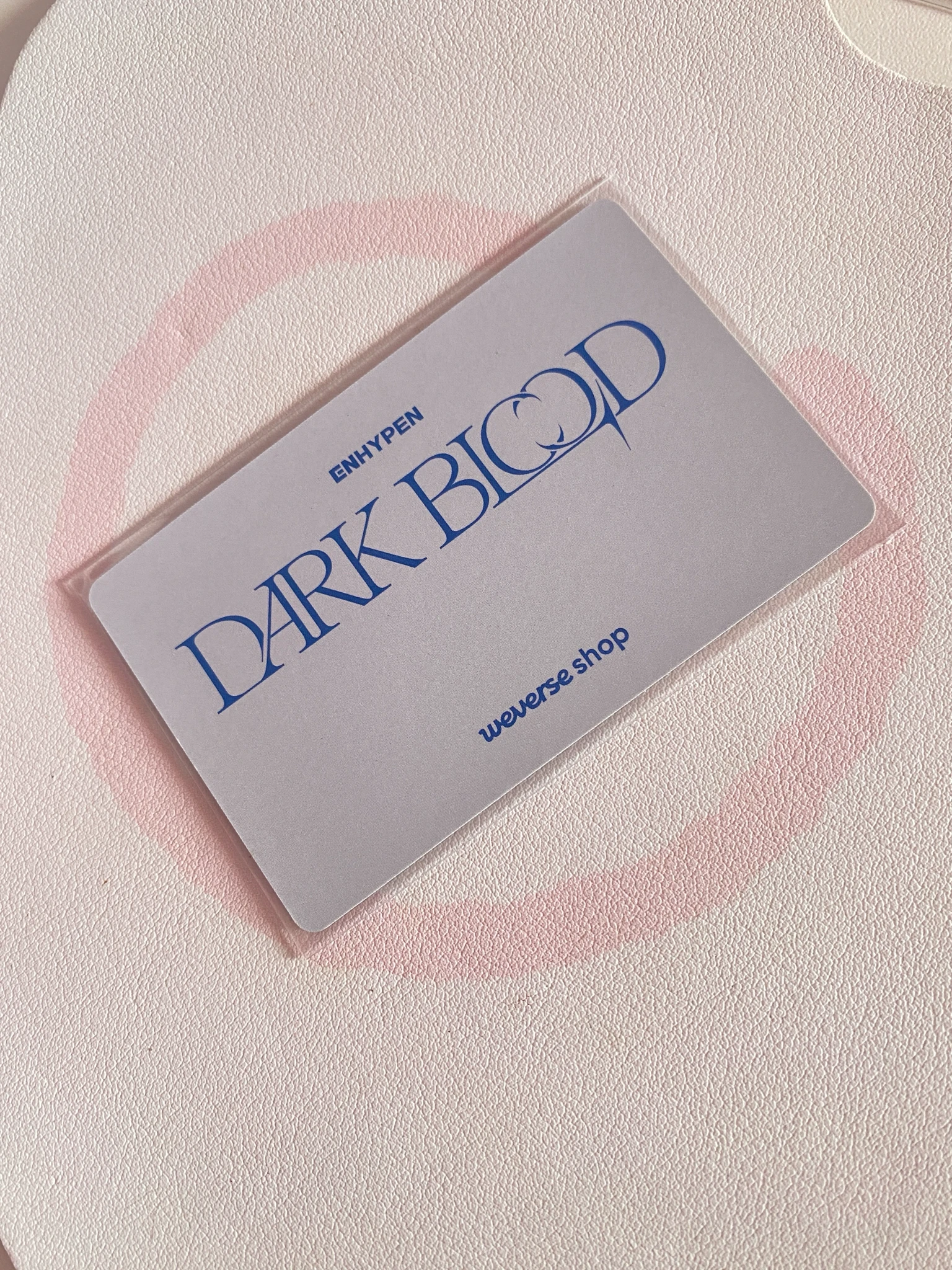 ENHYPEN Jay ENHYPEN - Jay - DARK BLOOD Album weverse shop global holographic (hologram) engene version pre-order benefit (pob) listing photo 2
