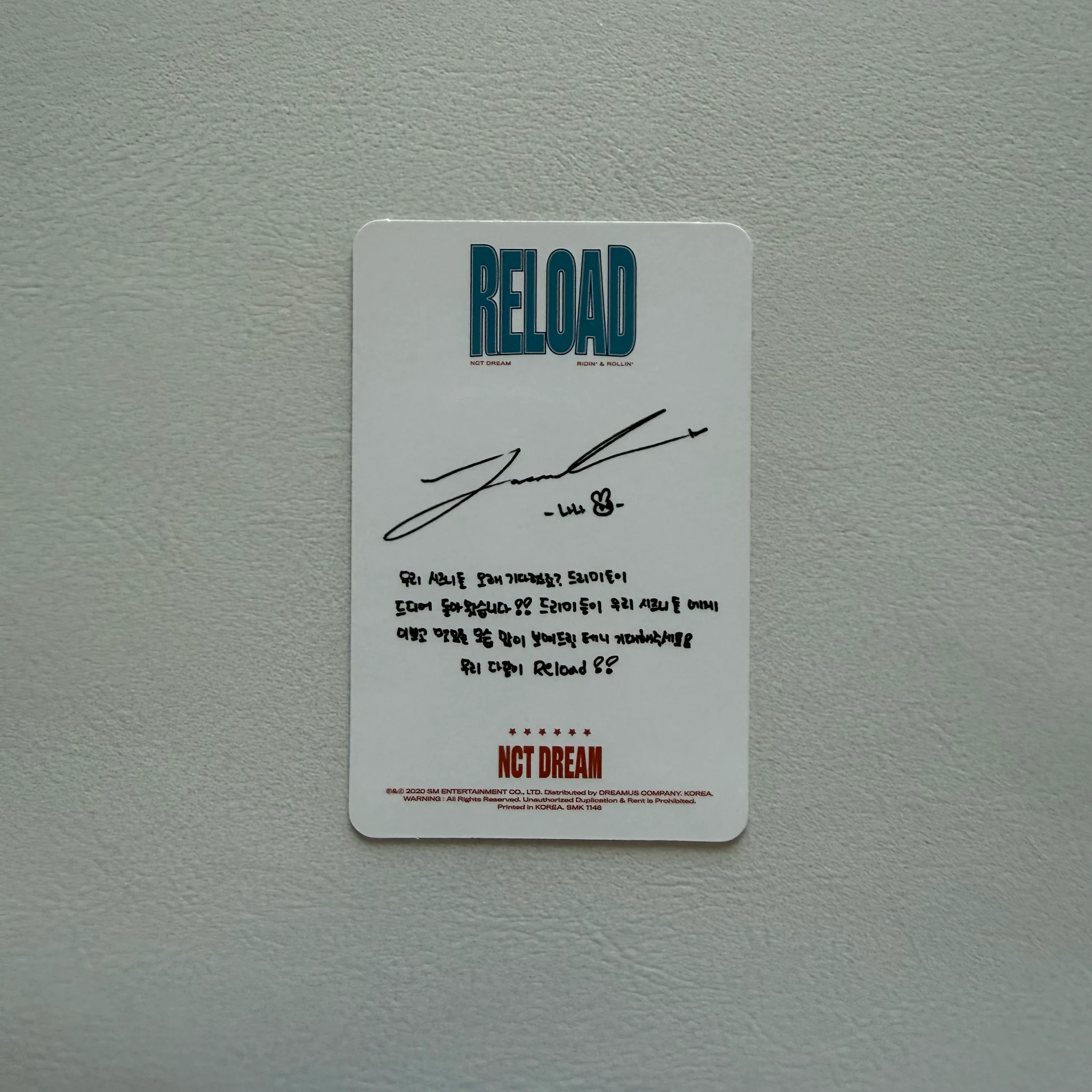 NCT DREAM Jaemin NCT DREAM - Jaemin - Reload Album rollin ver. listing photo 2