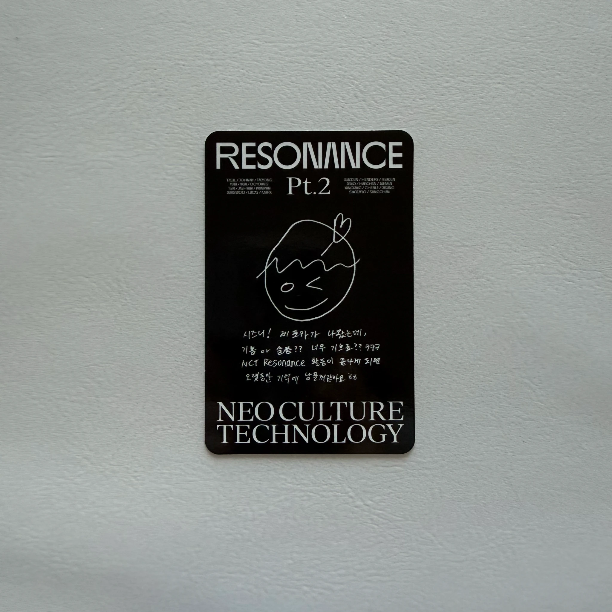 NCT Sungchan NCT - Sungchan - NCT 2020 Resonance Pt.2 Album arrival version listing photo 2