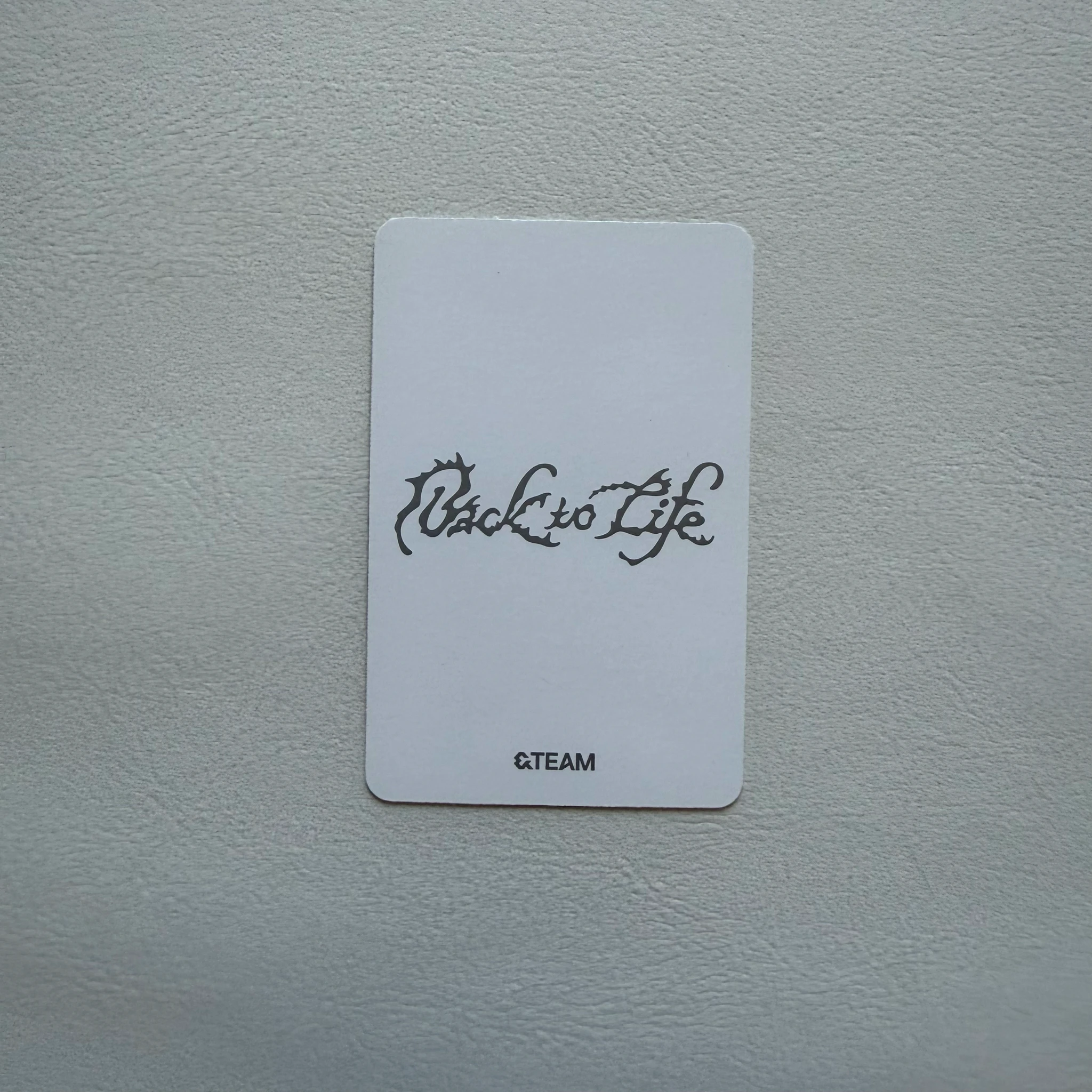 &TEAM Jo &TEAM - Jo - Back to Life Album album photocard weverse album version listing photo 2