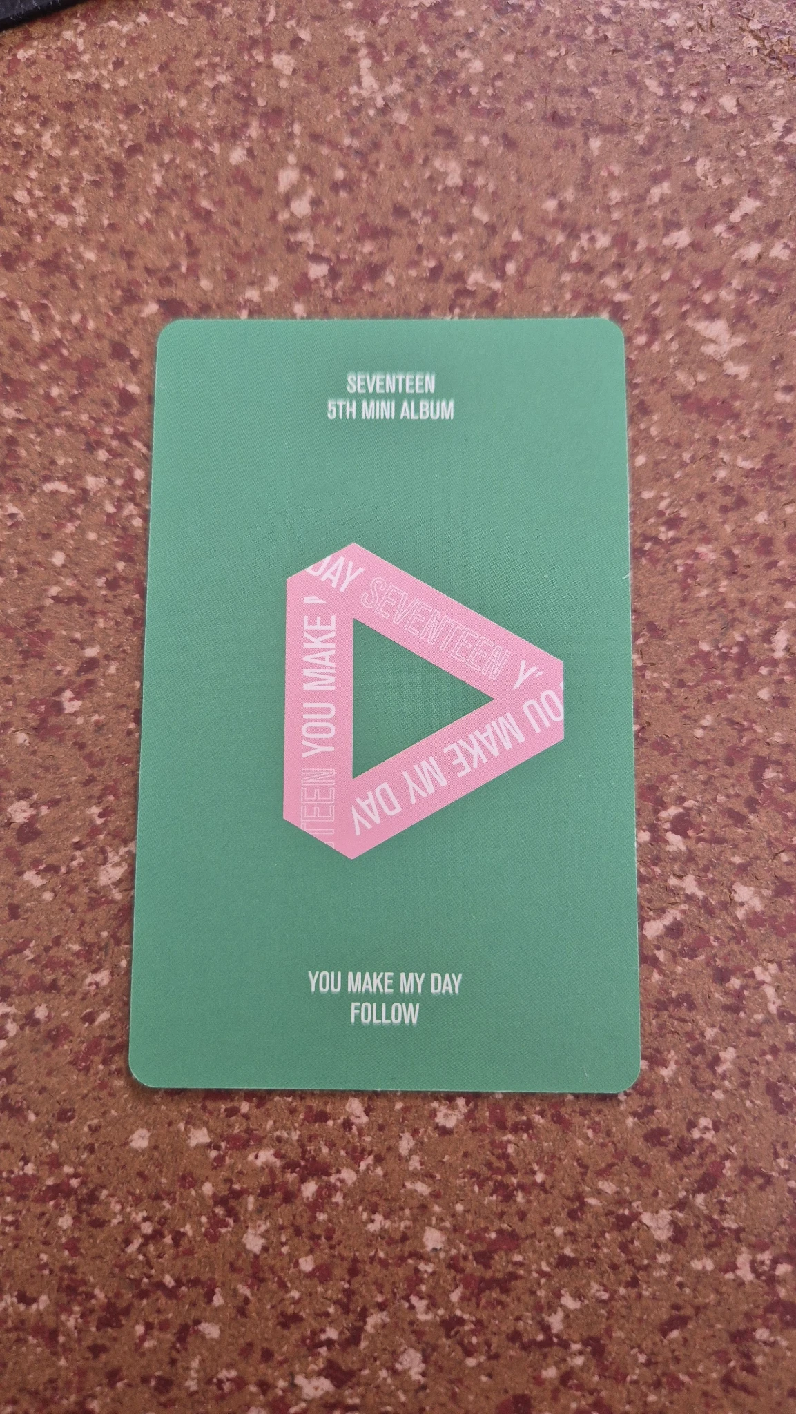 SEVENTEEN S.Coups SEVENTEEN - S.Coups - You Make My Day Album album photocard follow version listing photo 2