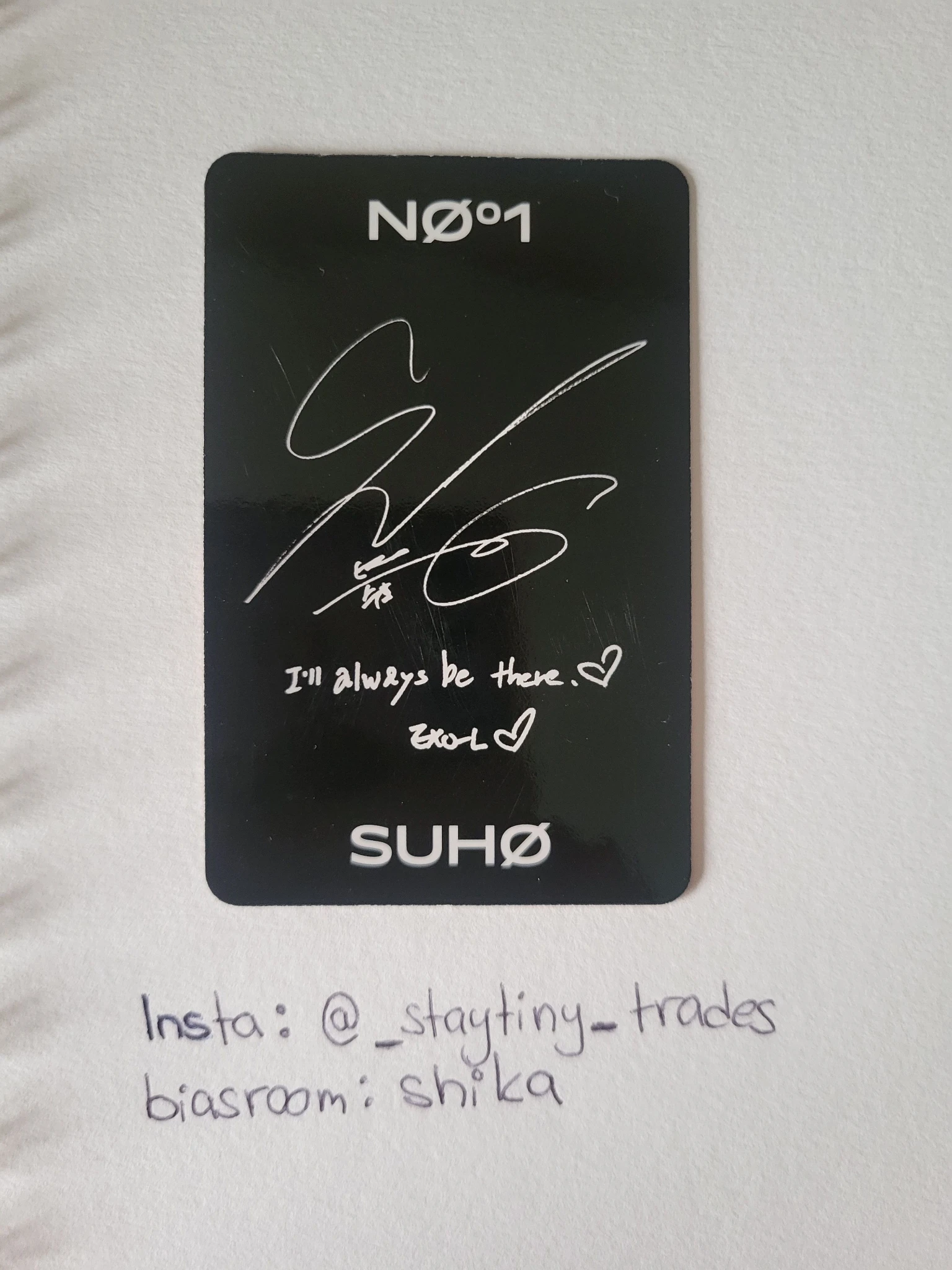 EXO Suho EXO - Suho - Obsession Album EXO Obsession korean album album photocard Suho listing photo 2
