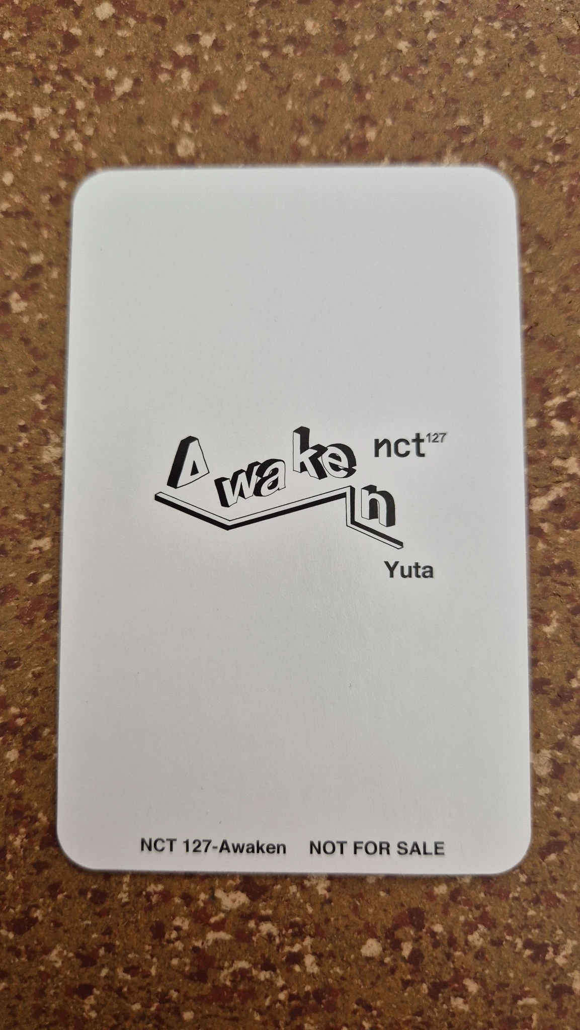 NCT 127 Yuta NCT 127 - Yuta  - Awaken Album listing photo 2