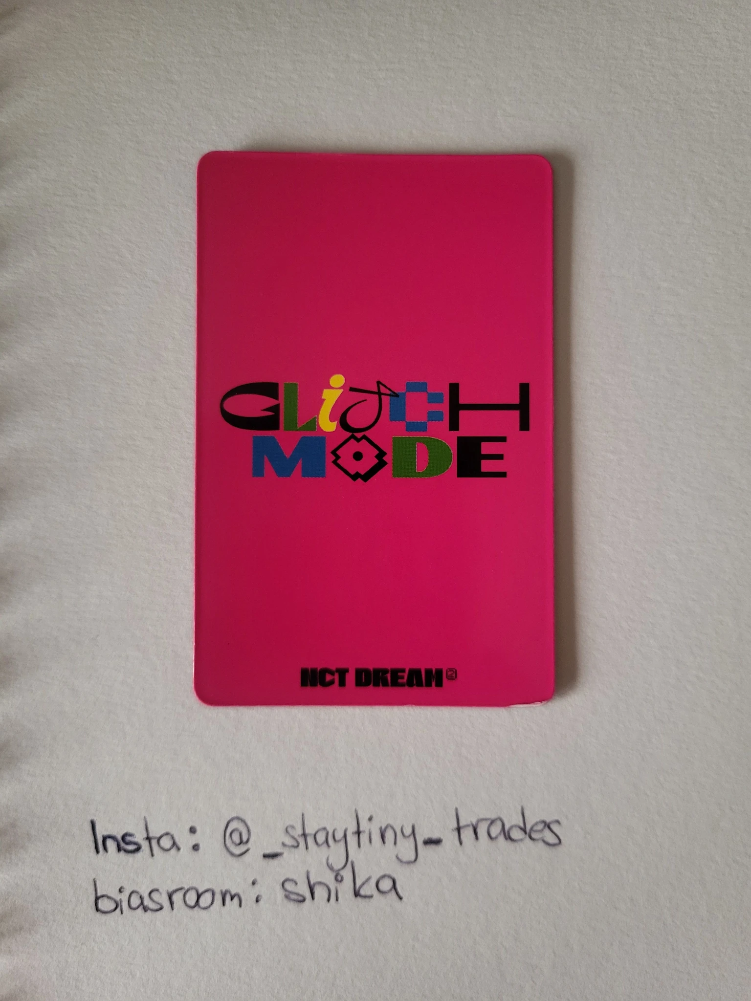 NCT DREAM Mark NCT DREAM - Mark - Glitch Mode Album lenticular listing photo 2