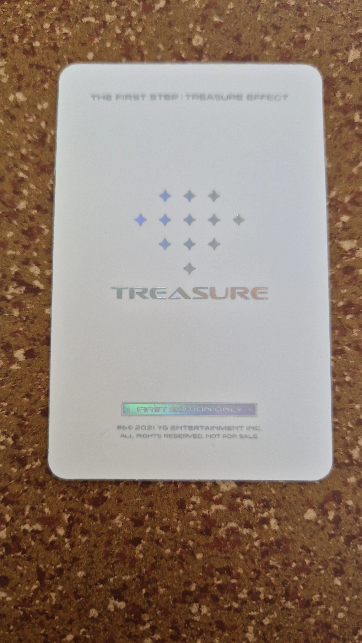 TREASURE Mashiho TREASURE - Mashiho - THE FIRST STEP : TREASURE EFFECT Album album photocard first press only AR photocard listing photo 2