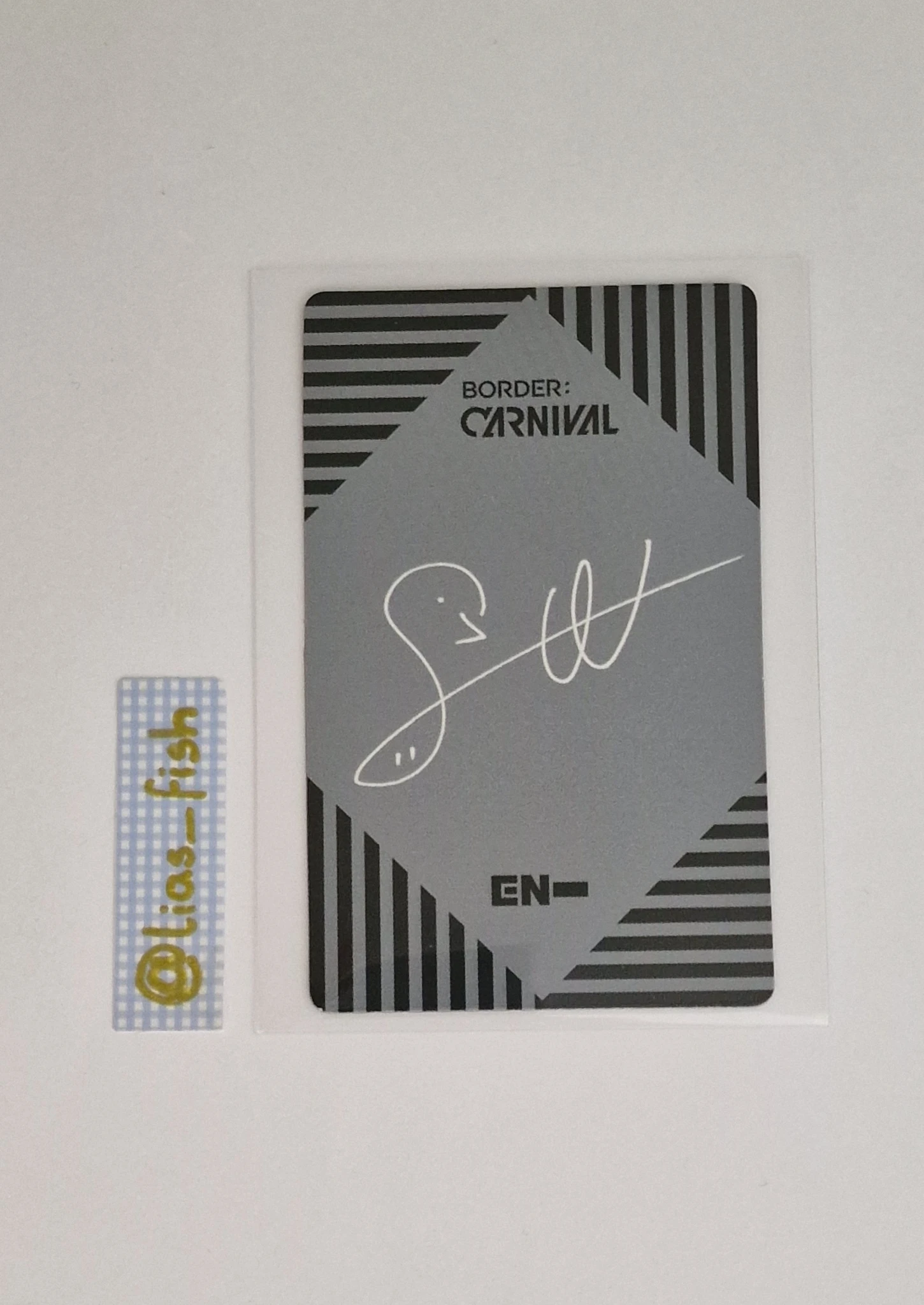 ENHYPEN Sunoo ENHYPEN - Sunoo - BORDER: CARNIVAL Album album photocard korean album hype version lenticular listing photo 2