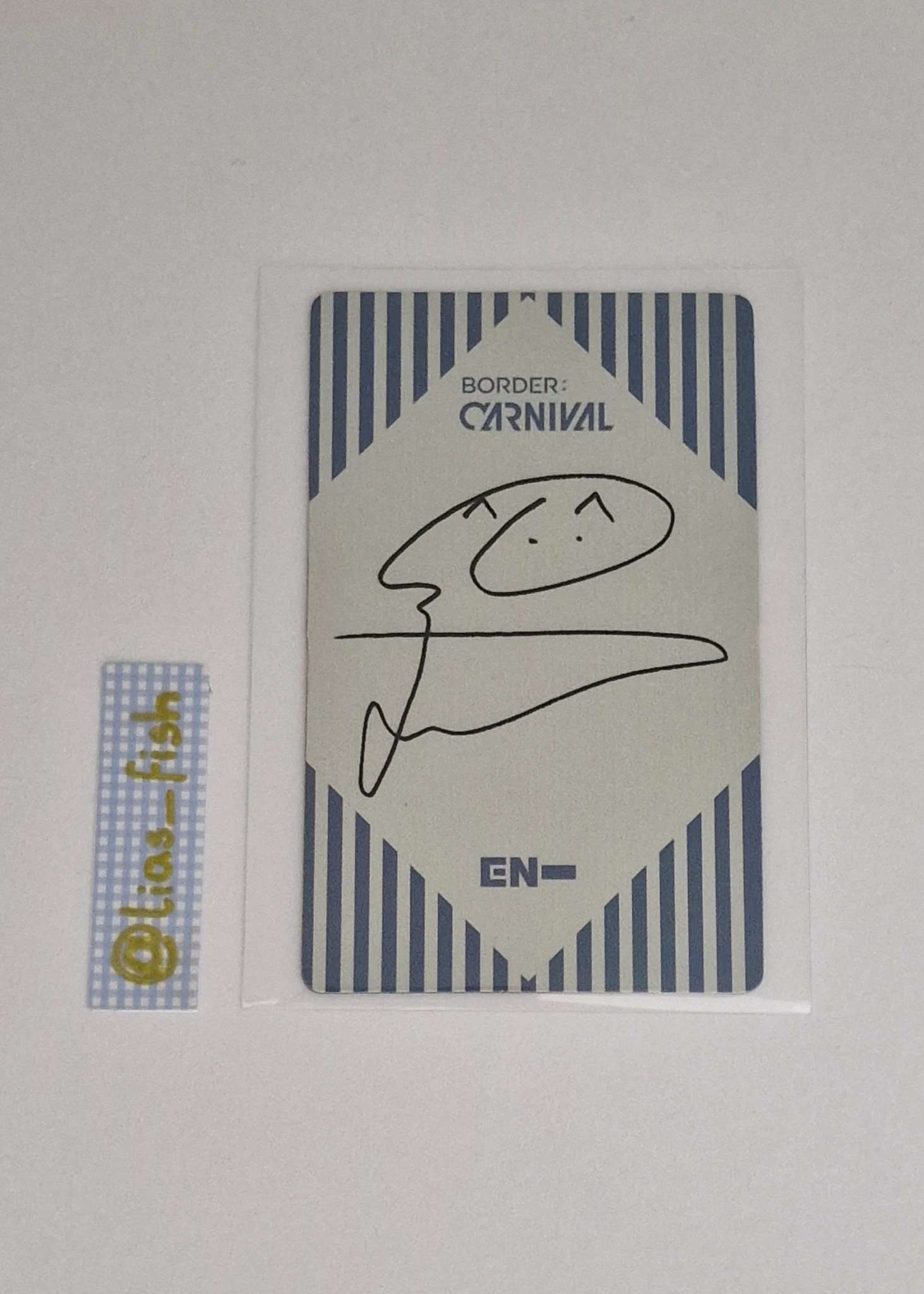 ENHYPEN Jungwon ENHYPEN - Jungwon - BORDER: CARNIVAL Album lenticular Down ver. listing photo 2