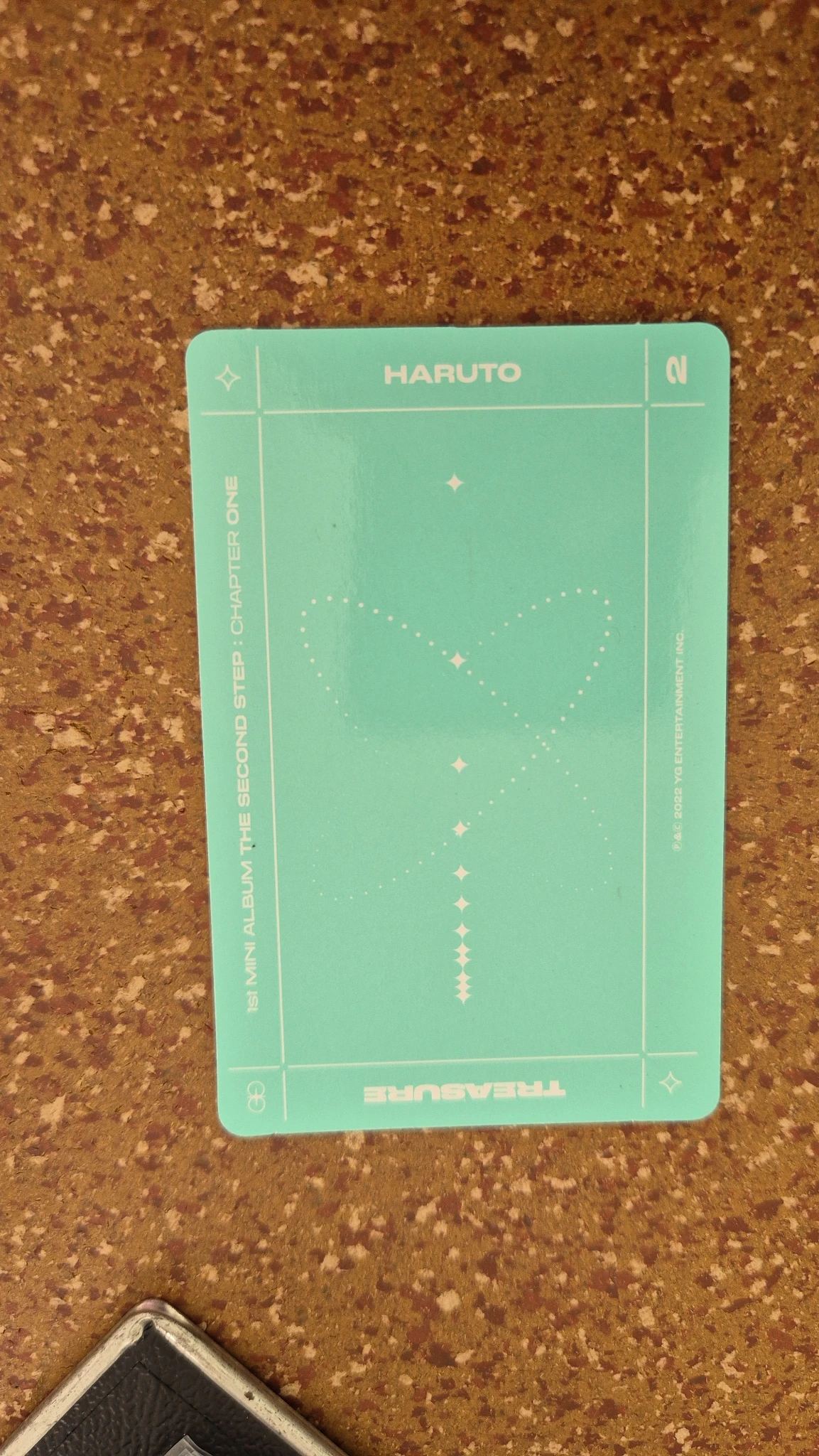 TREASURE Haruto TREASURE - Haruto - THE SECOND STEP : CHAPTER ONE Album green version selfie album photocard listing photo 2