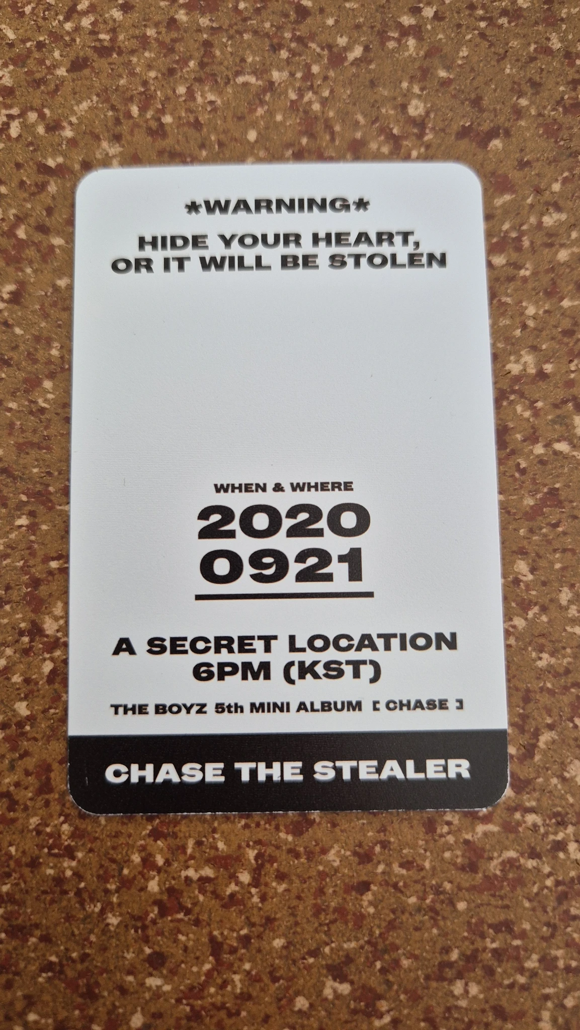 THE BOYZ Jacob THE BOYZ - Jacob - Chase Album album photocard korean album trick ticket version listing photo 2