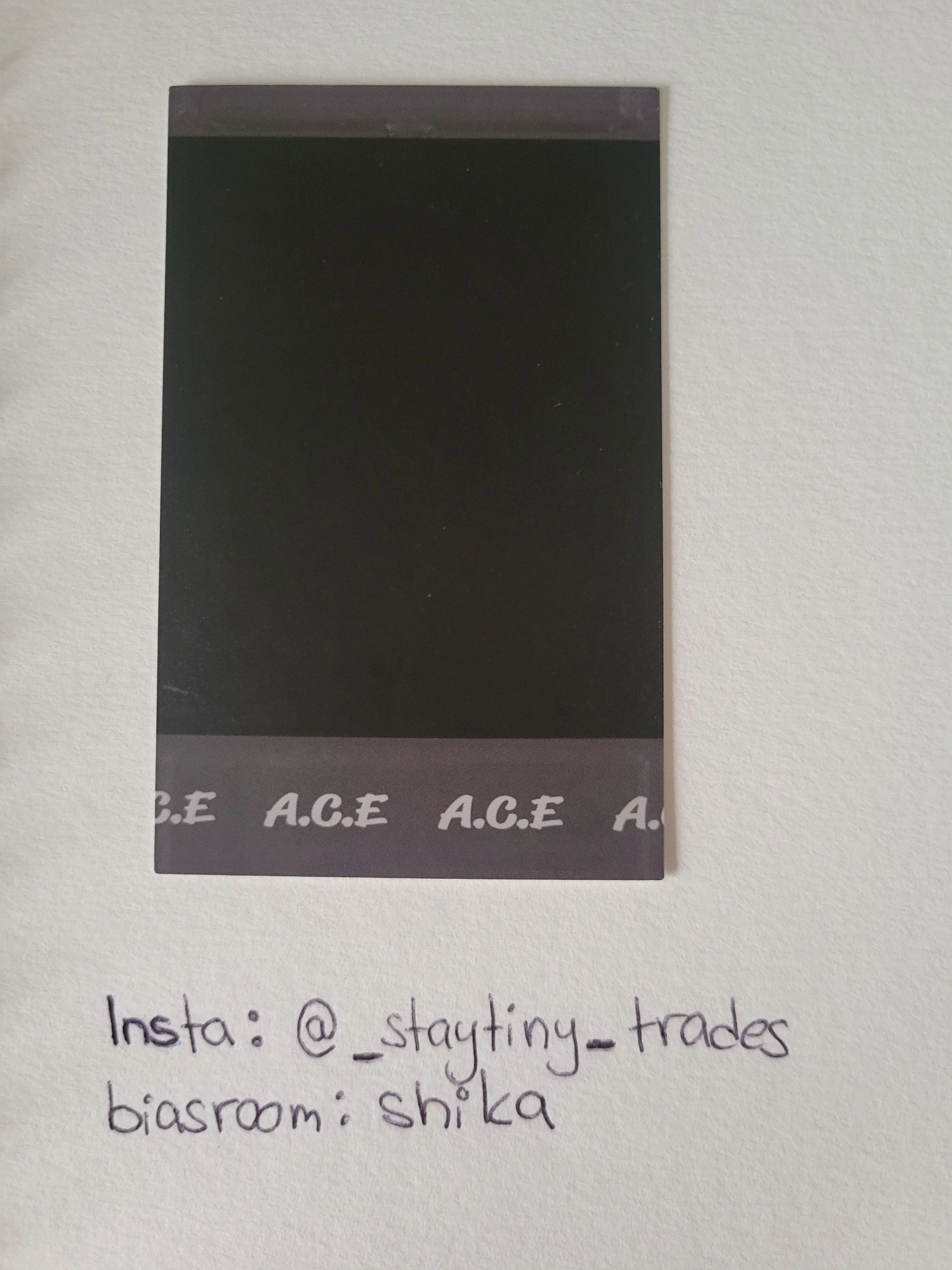A.C.E Park Junhee A.C.E - Park Junhee - Changer : Dear Eris Album album photocard polaroid listing photo 2