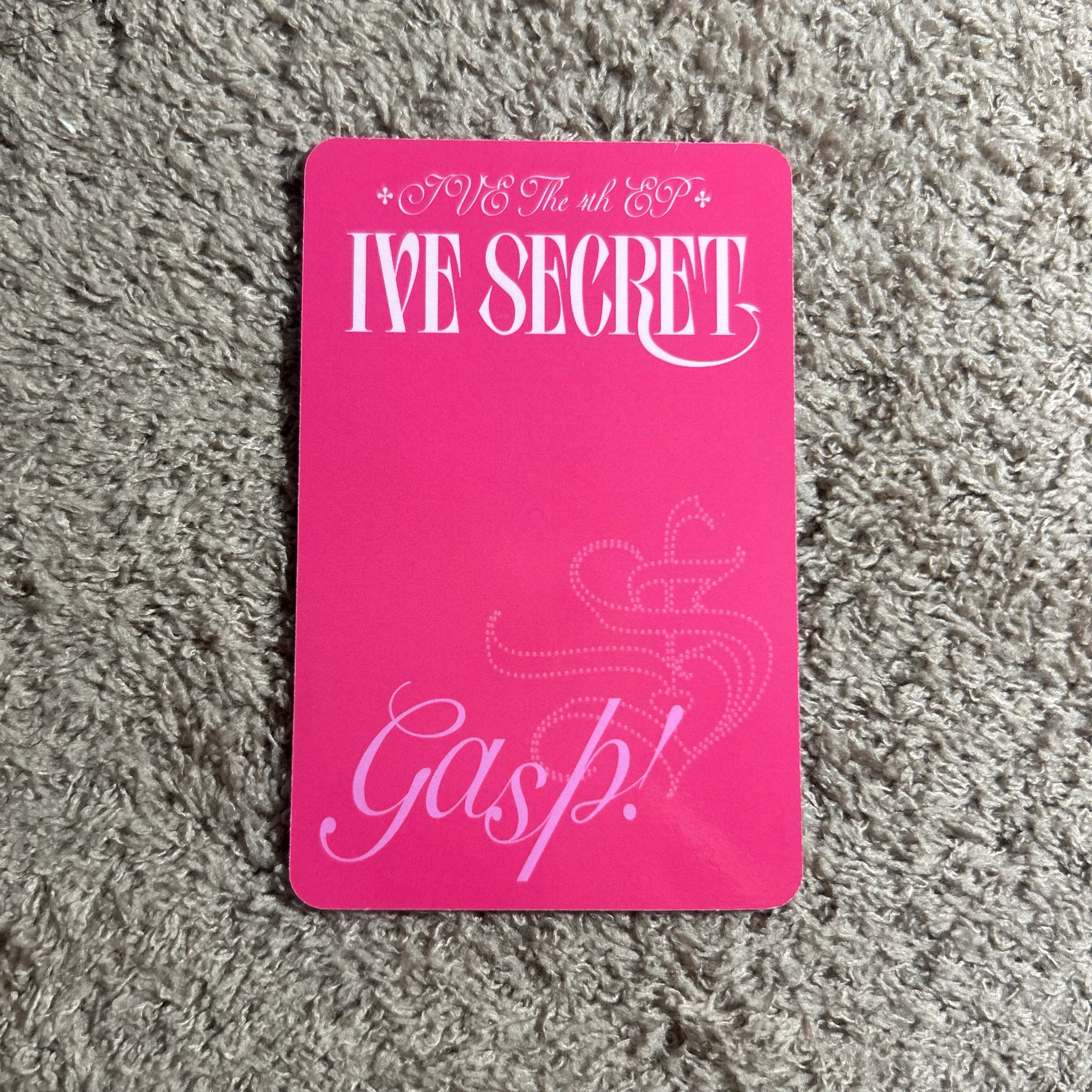 IVE Leeseo IVE - Leeseo - IVE SECRET Album album photocard gasp! version listing photo 2